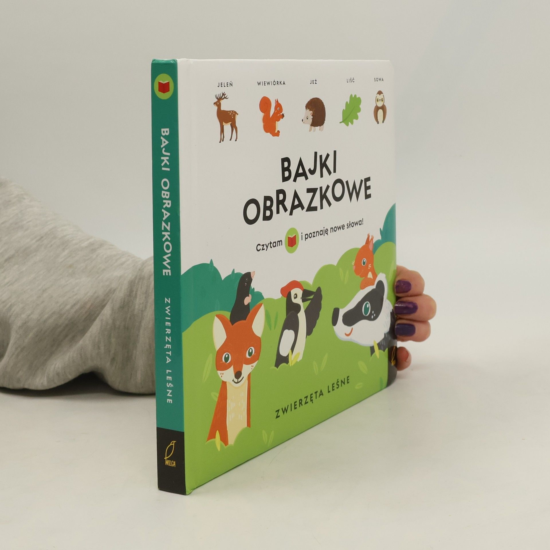 Patrycja Wojtkowiak-Skóra Bajki obrazkowe Zwierzęta leśne