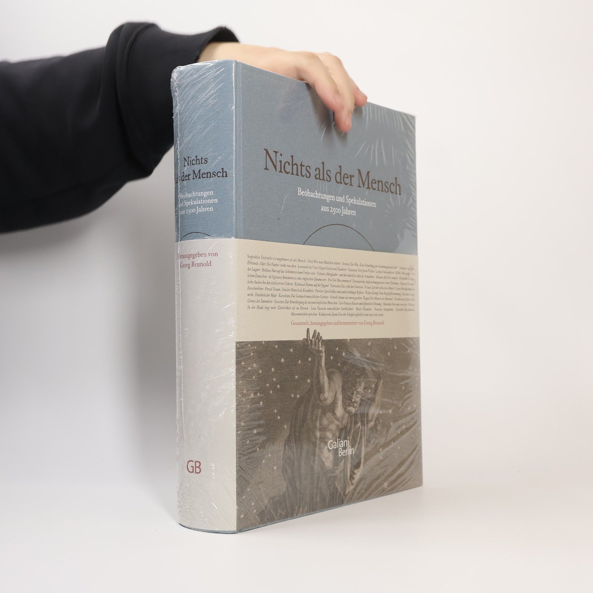 Georg Brunold Nichts als der Mensch