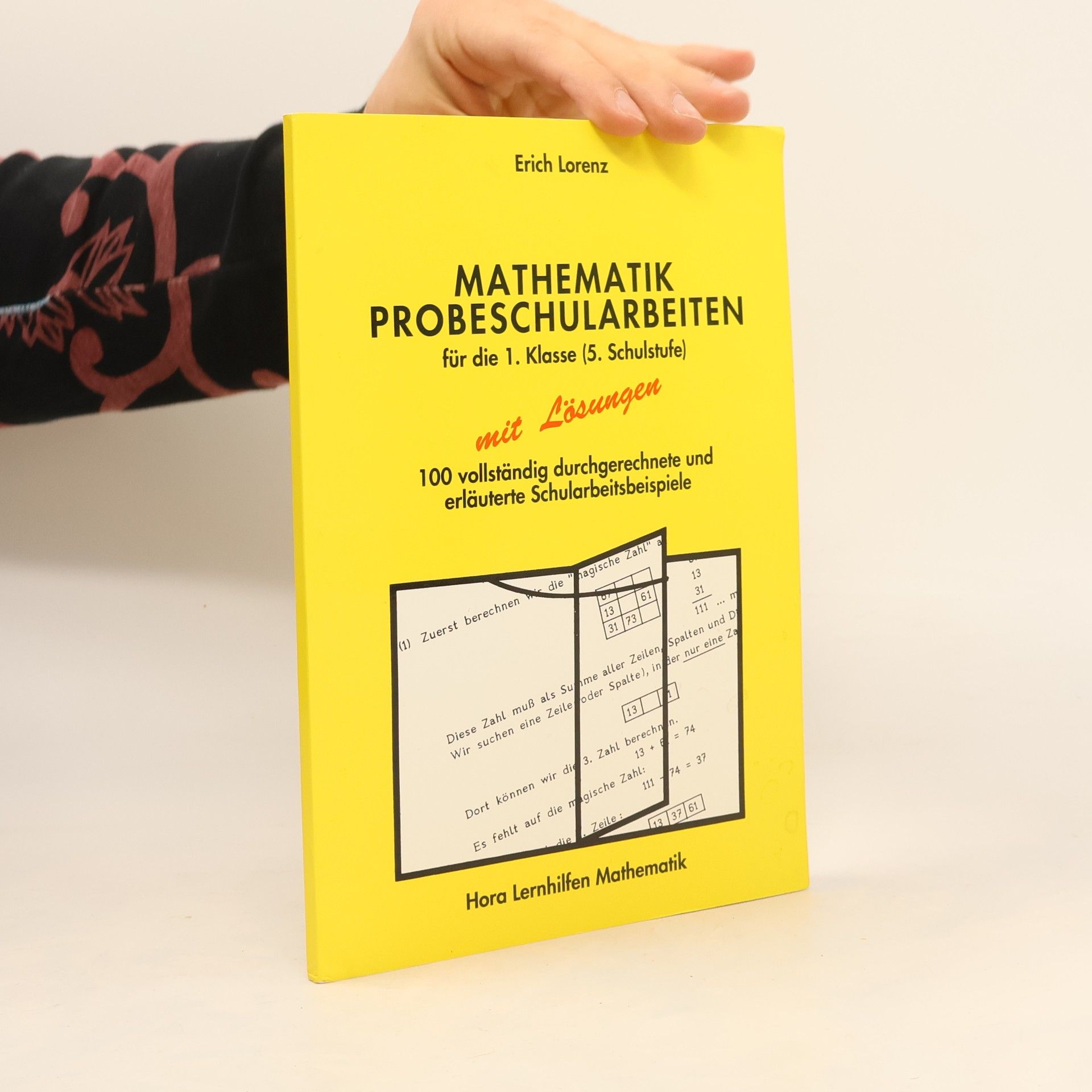 Mathematik, Probeschularbeiten für die 1. Klasse (5. Schulstufe)