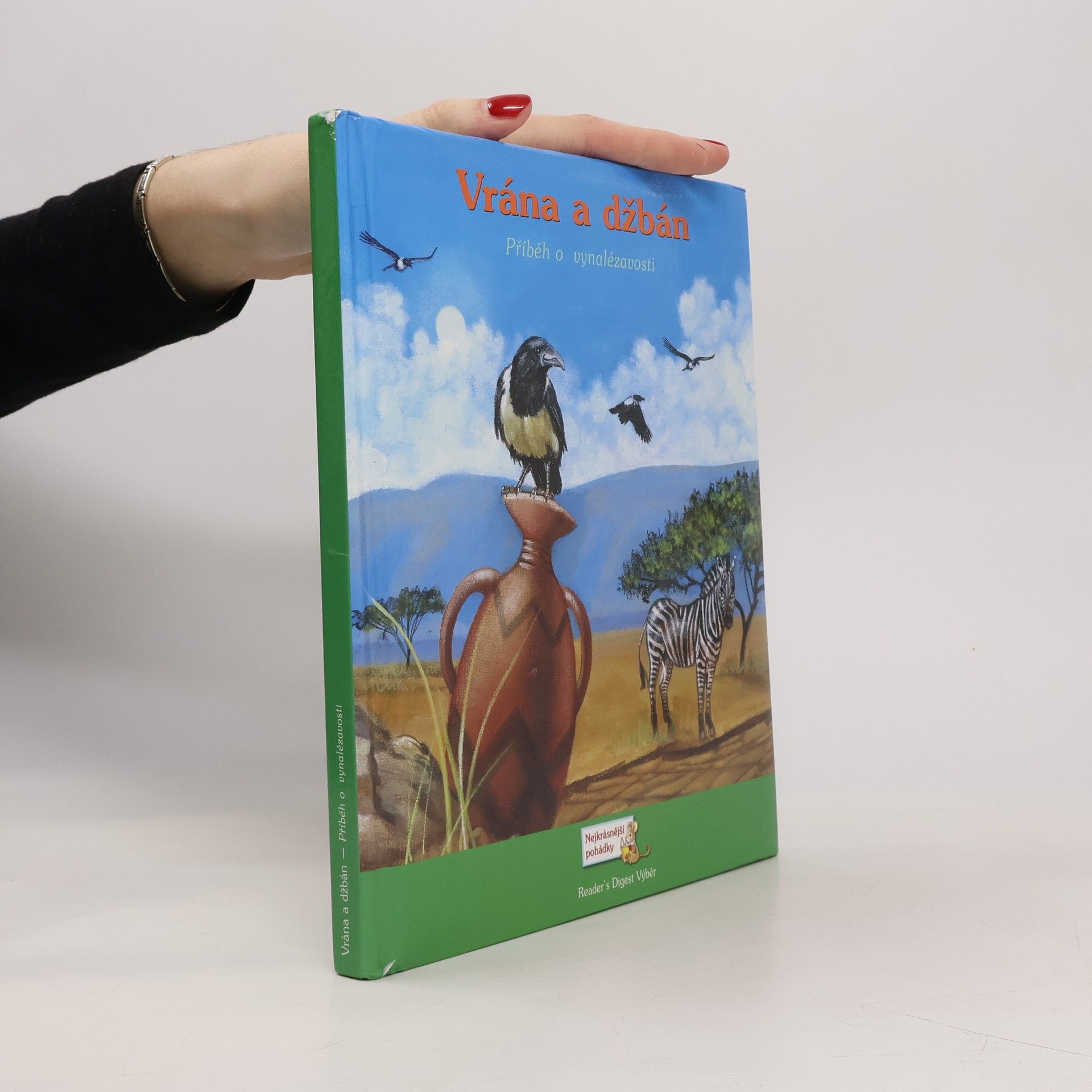 Sarah Albee Vrána a džbán : příběh o vynalézavosti