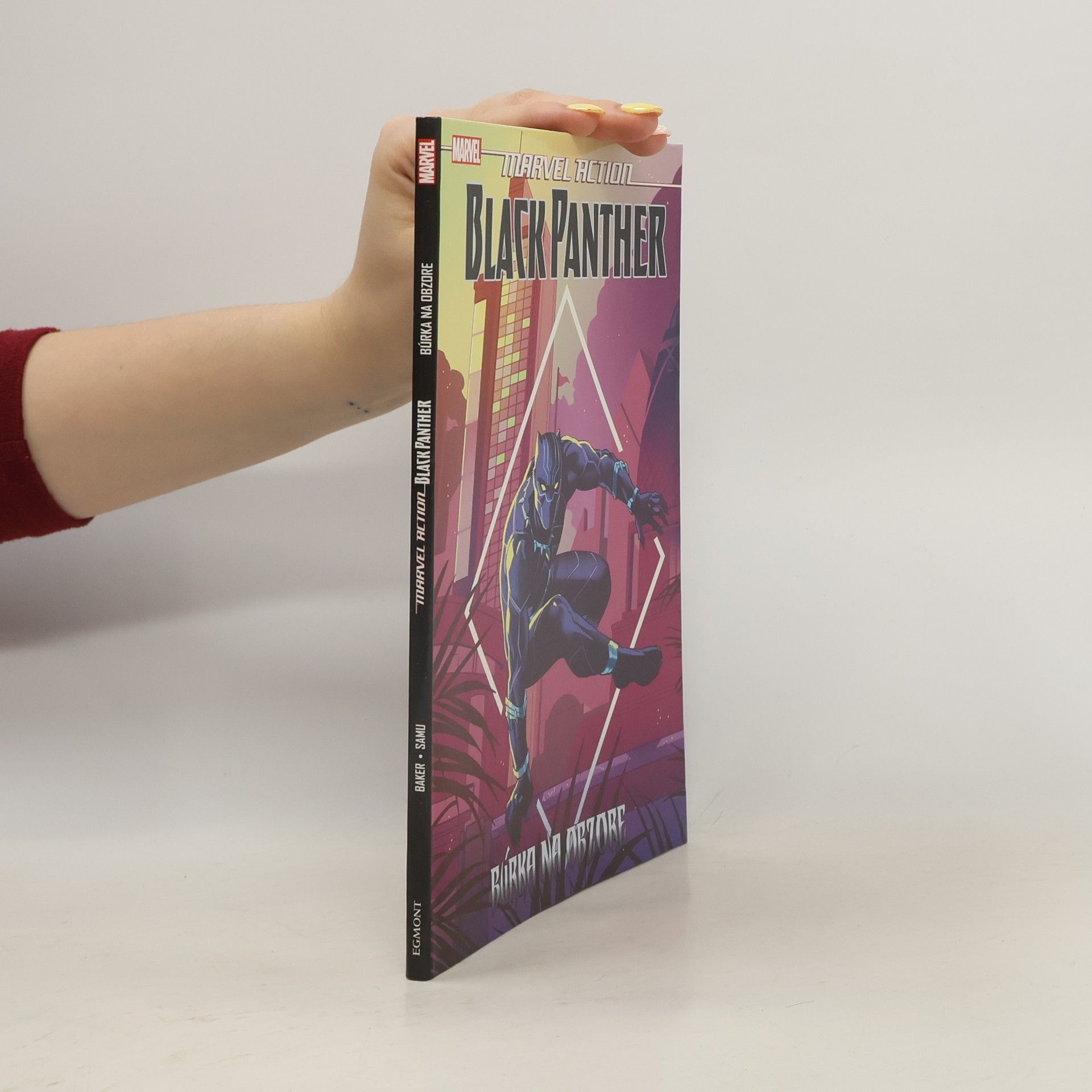 Kyle Baker Marvel Action. Black panther. Búrka na obzore