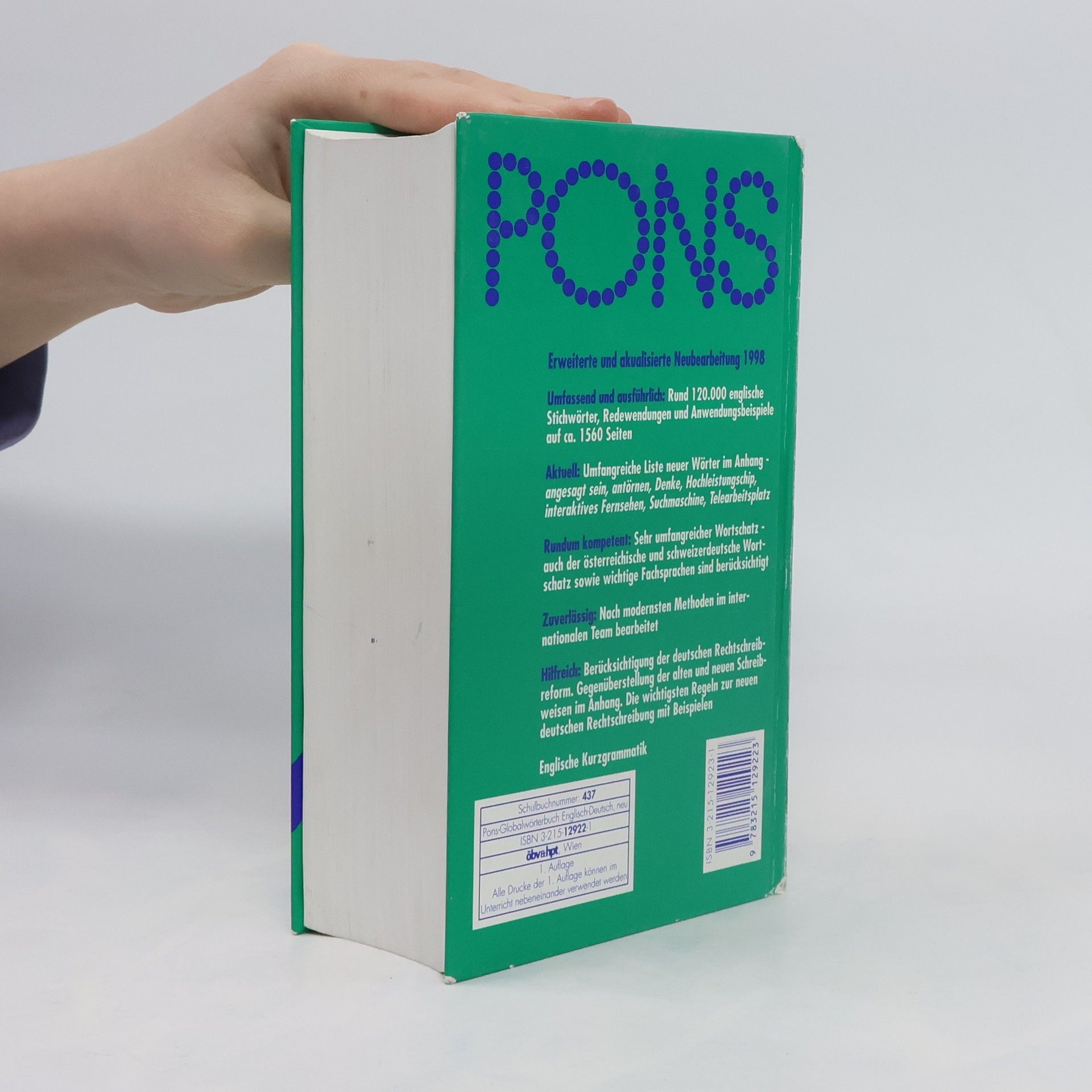 AA.VV. Pons. Wörterbuch für Schule und Studium. Englisch-Deutsch