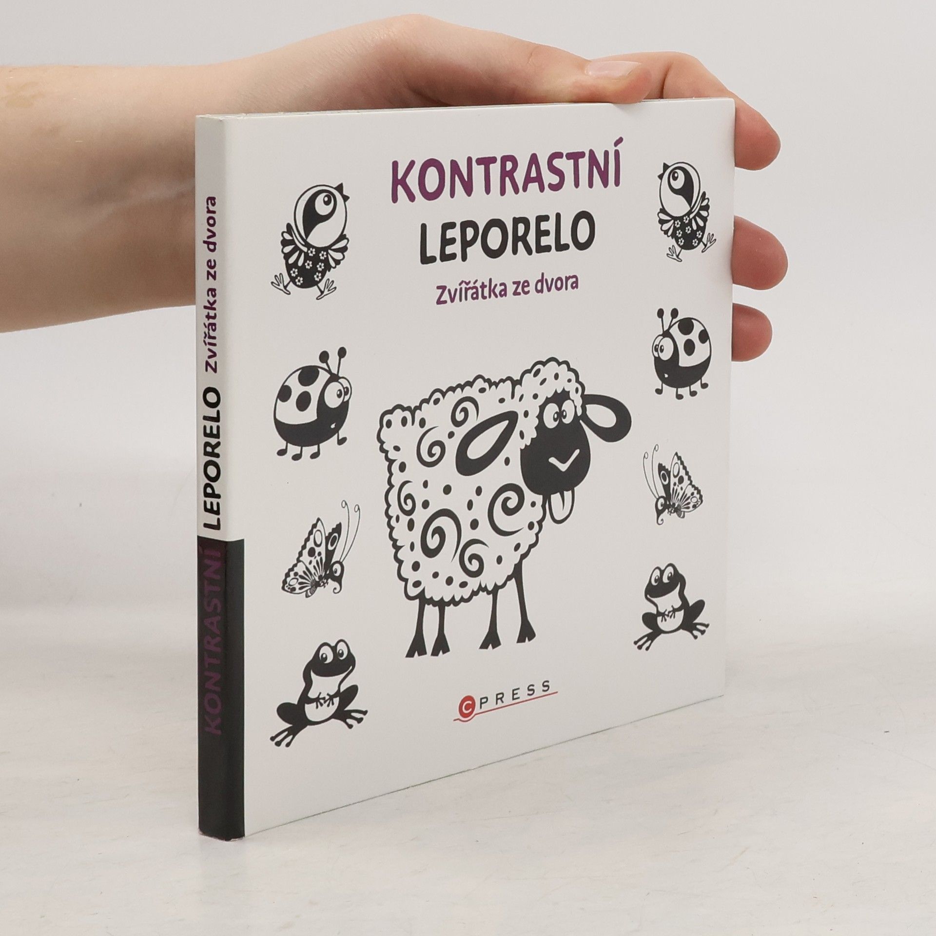 Auteurscollectief Kontrastní leporelo: zvířátka ze dvora