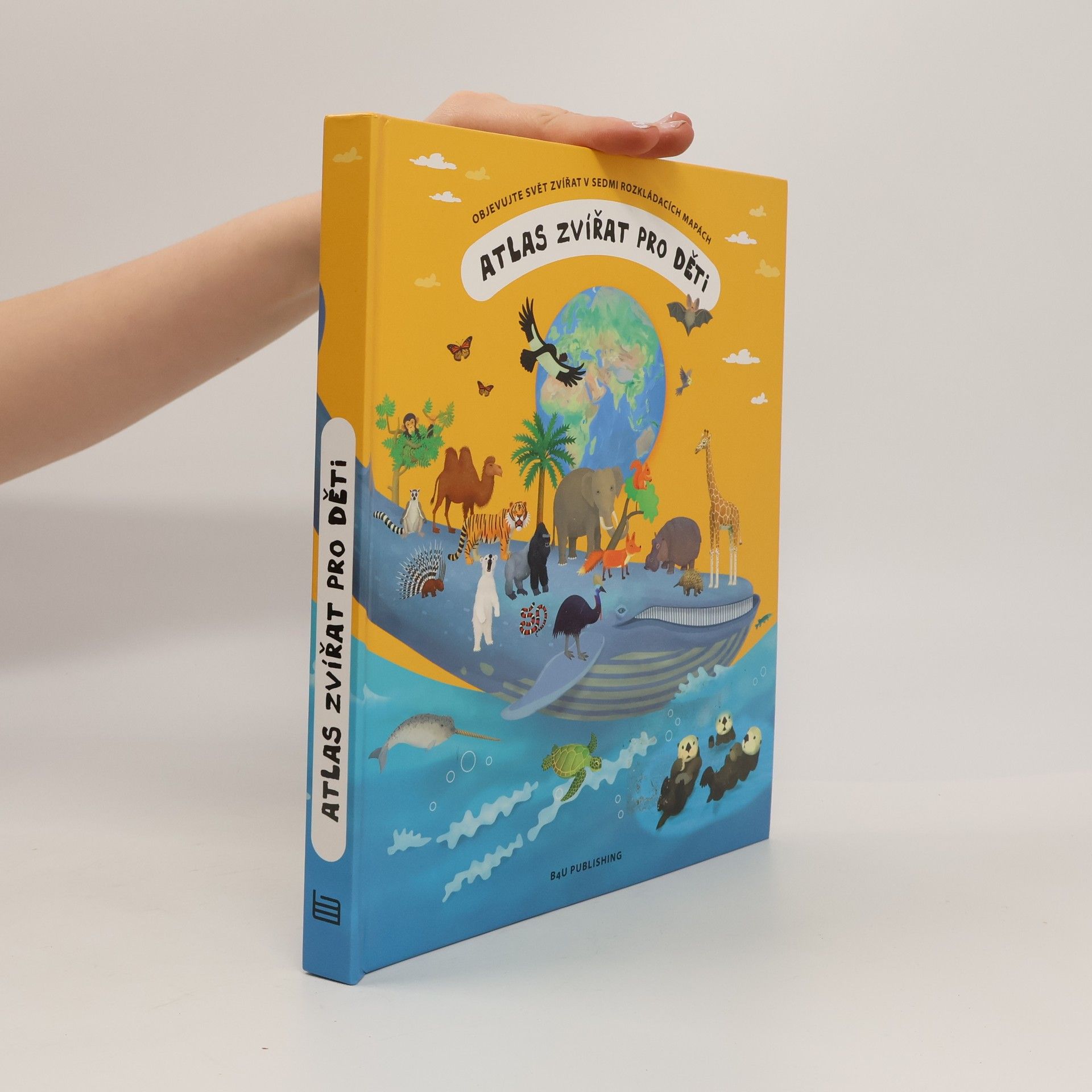Tomáš Tůma Atlas zvířat pro děti : objevujte svět zvířat v sedmi rozkládacích mapách