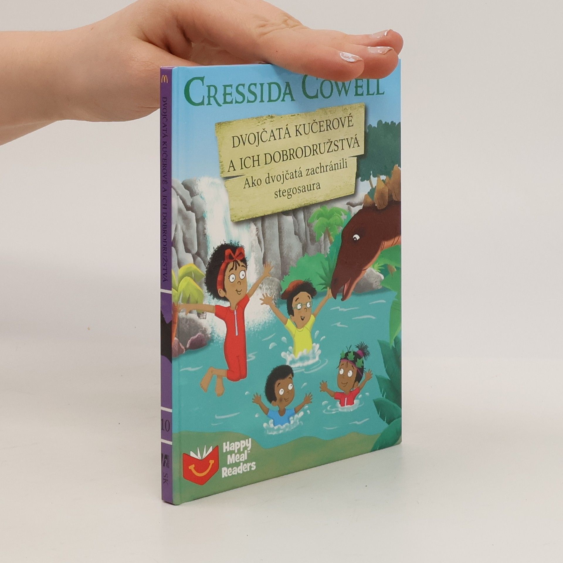 Cressida Cowell Dobrodružství Stromovic dvojčat. Dvojčata zachraňují stegosaura