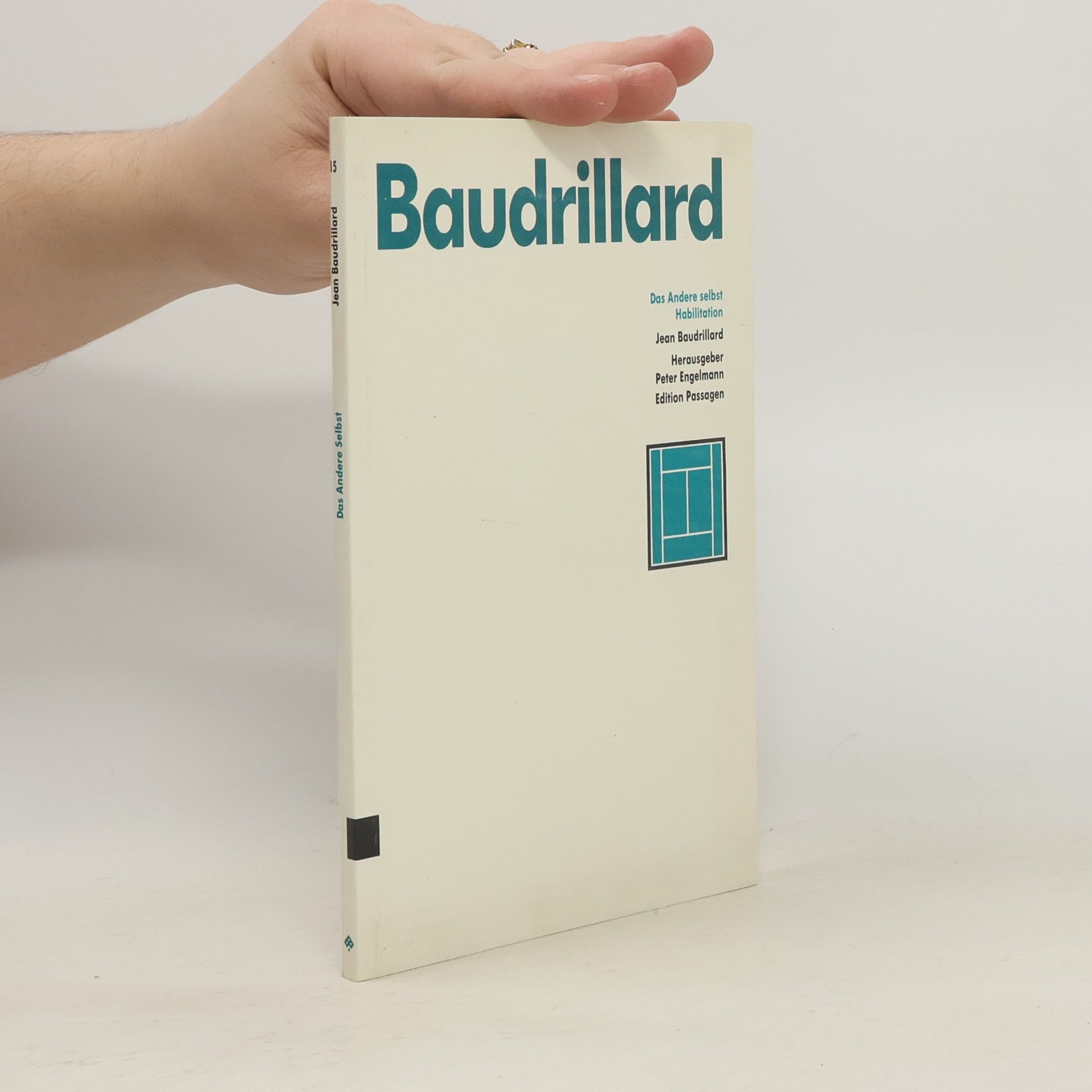 Jean Baudrillard Edition Passagen - 15: Das Andere Selbst
