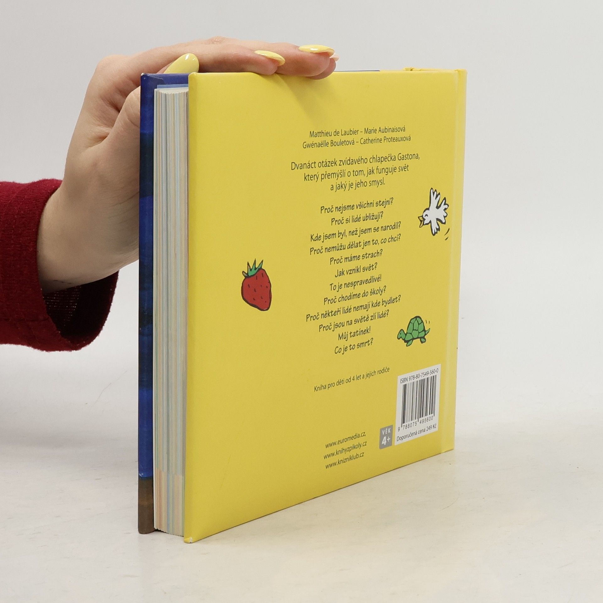 Catherine Proteaux Zuber Gaston, chlapeček, který se pořád ptal