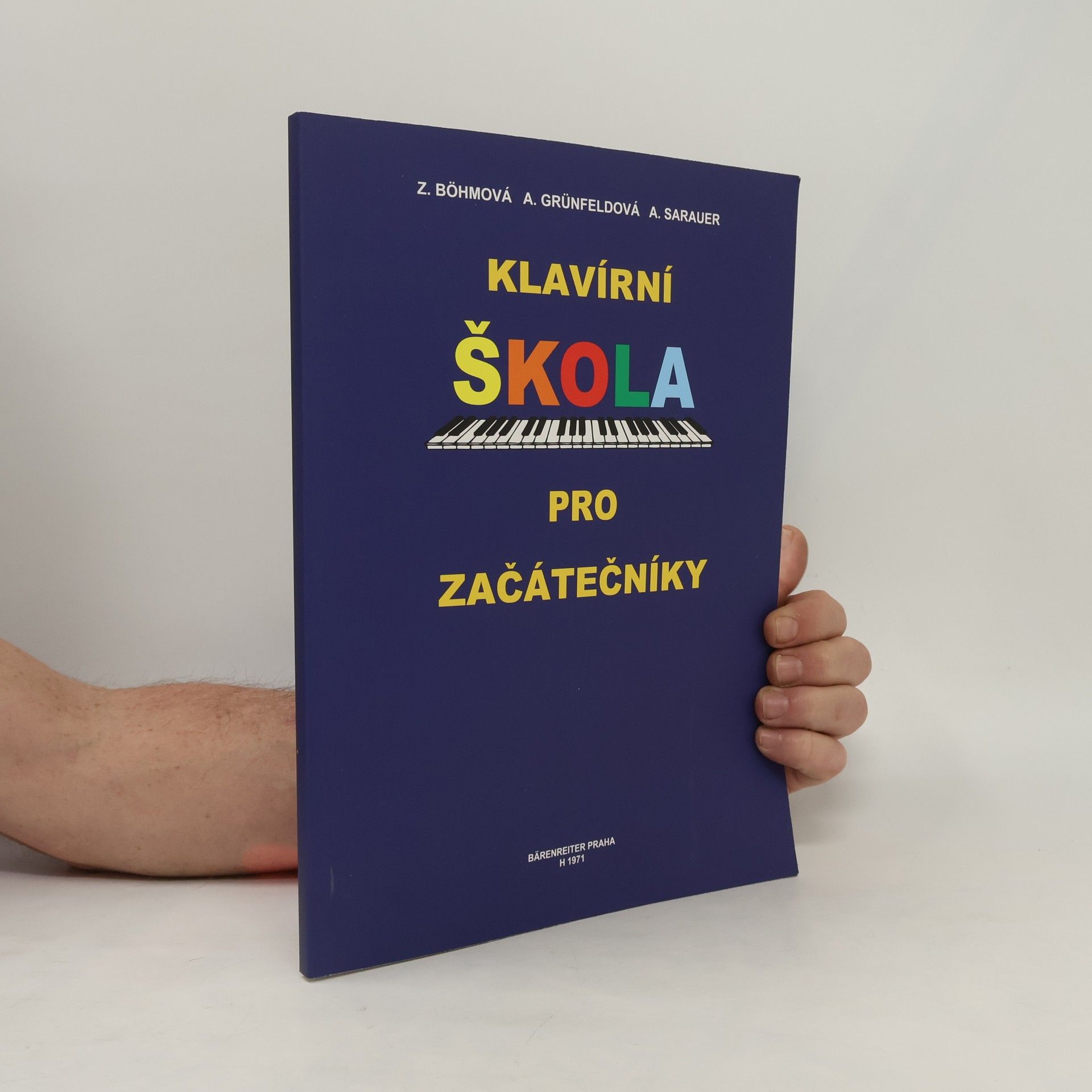 Zdeňka Bohmová Klavírní škola pro začátečníky