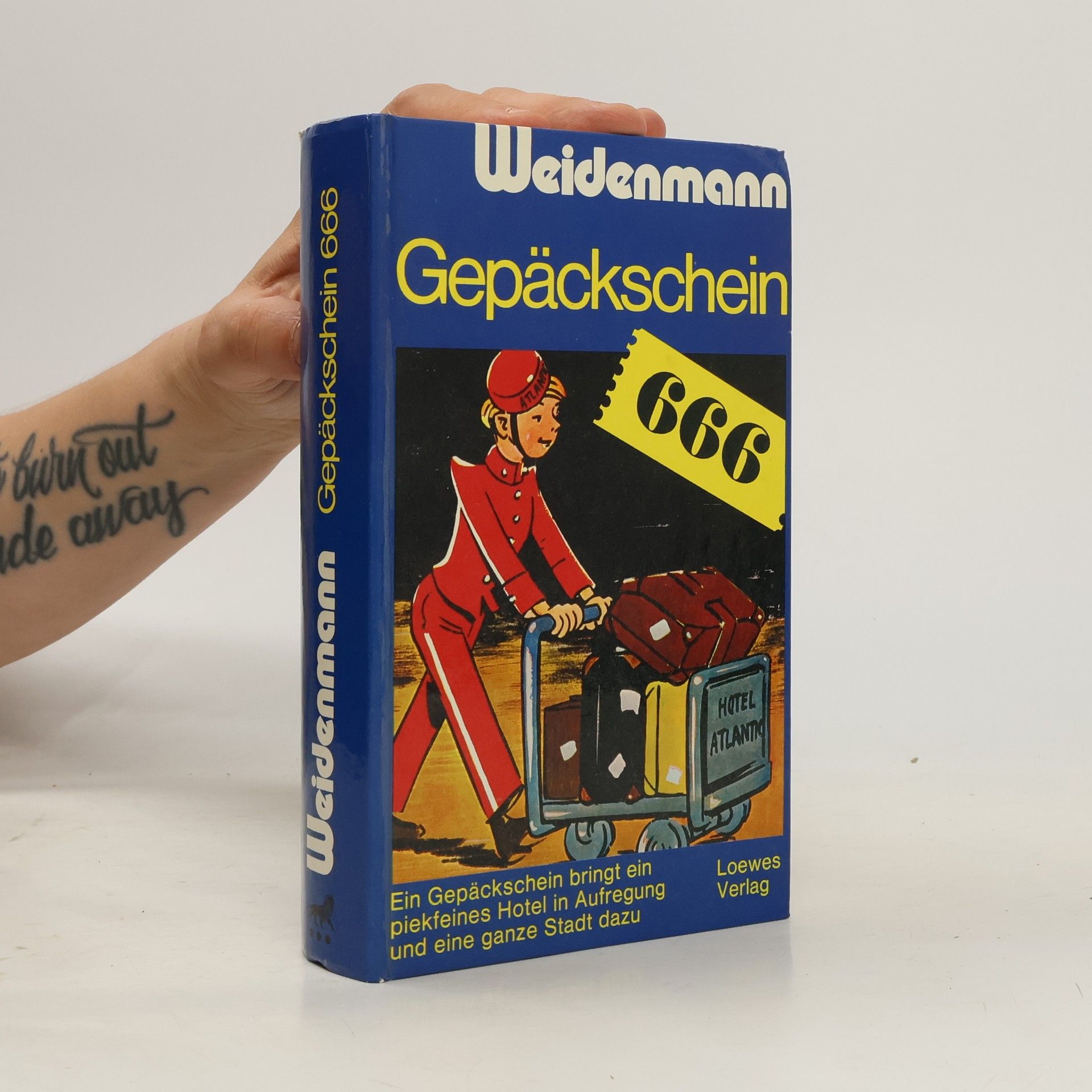 Alfred Weidenmann Gepäckschein 666