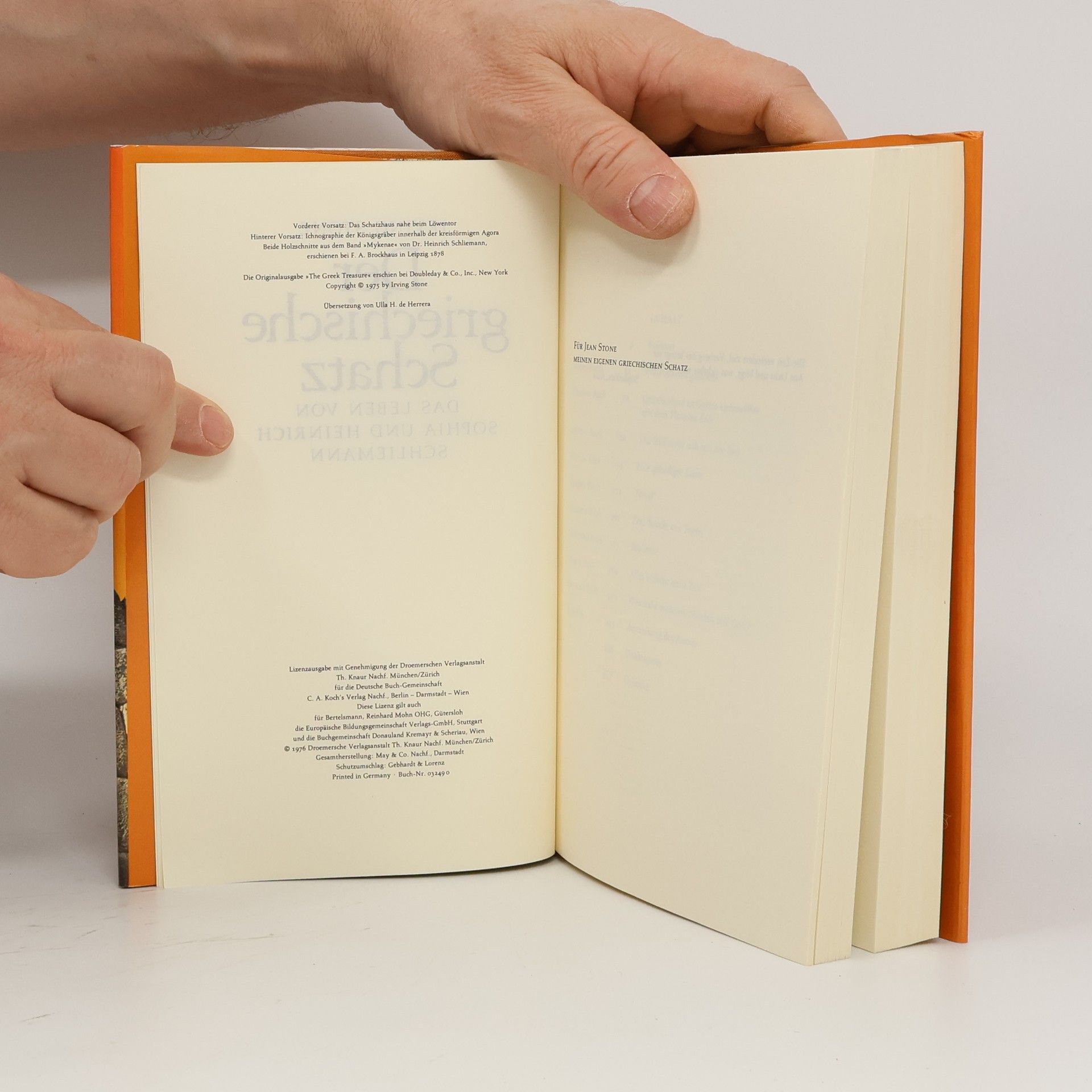 Irving Stone Der griechische Schatz