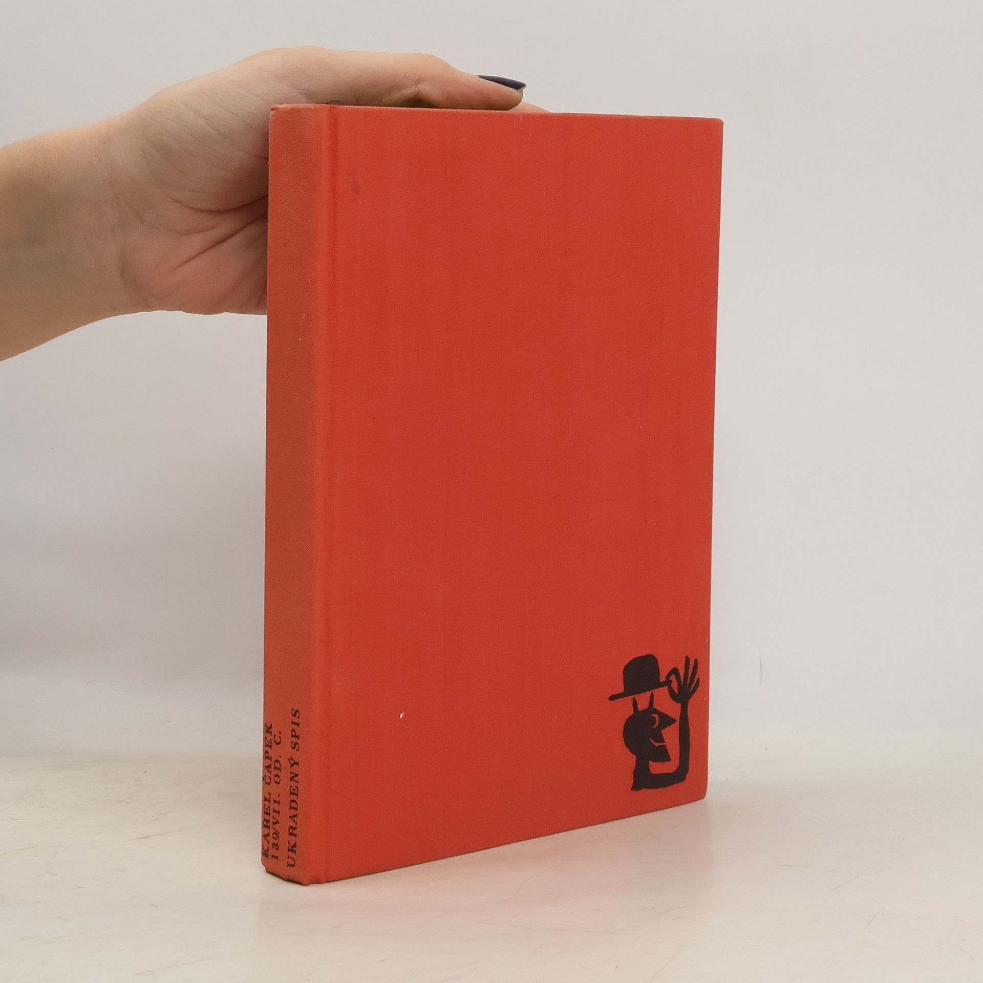 Karel Čapek Ukradený spis 139/VII, odd. C