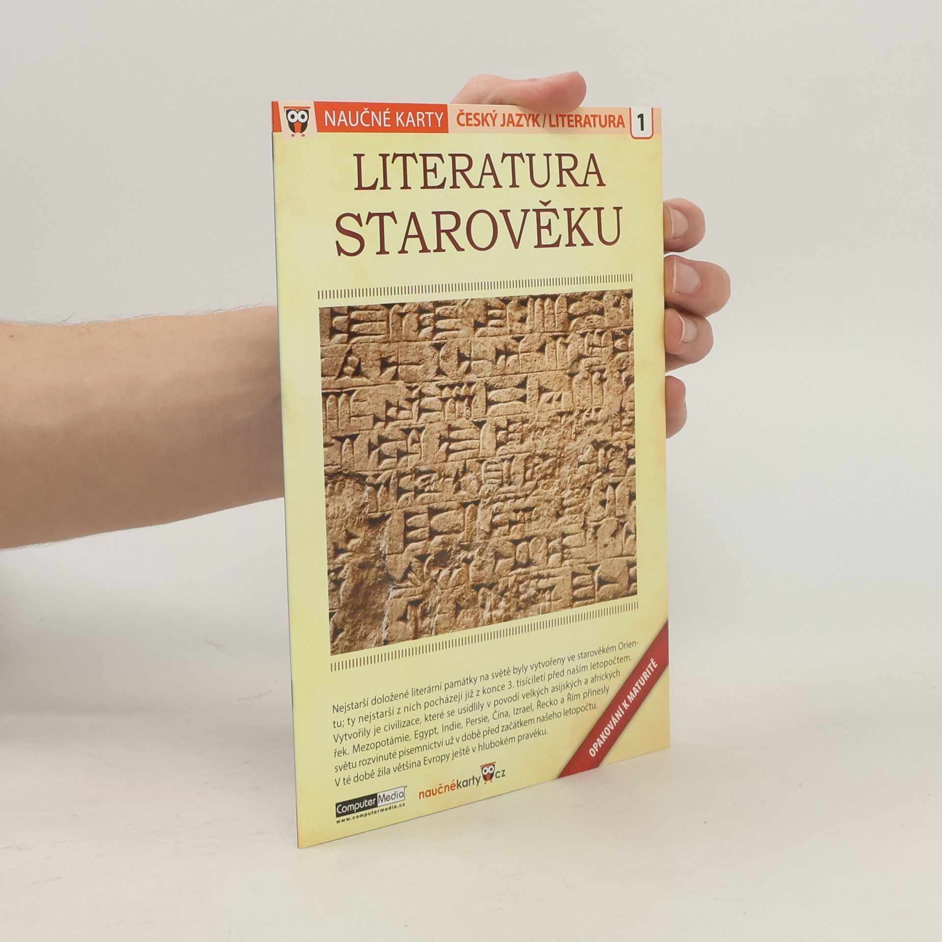 Jana Ligurská Naučné karty Literatura starověku