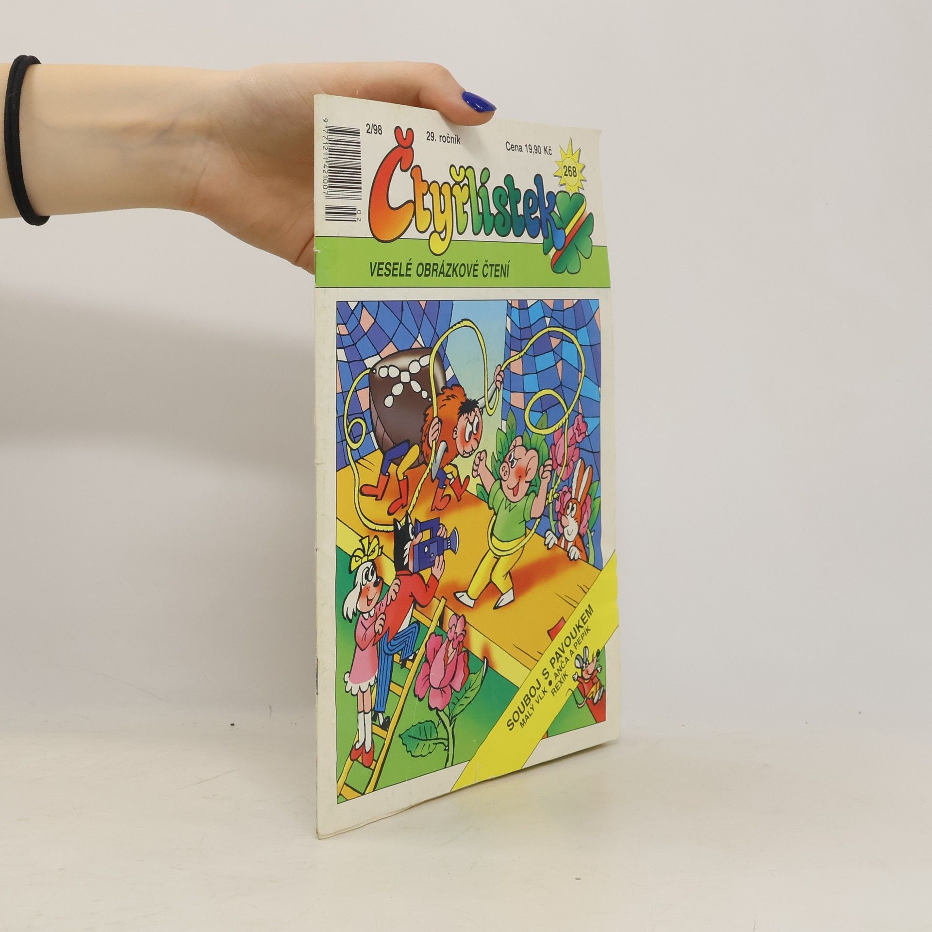 Autorenkollektiv Čtyřlístek 268. 2/1998. Souboj s pavoukem