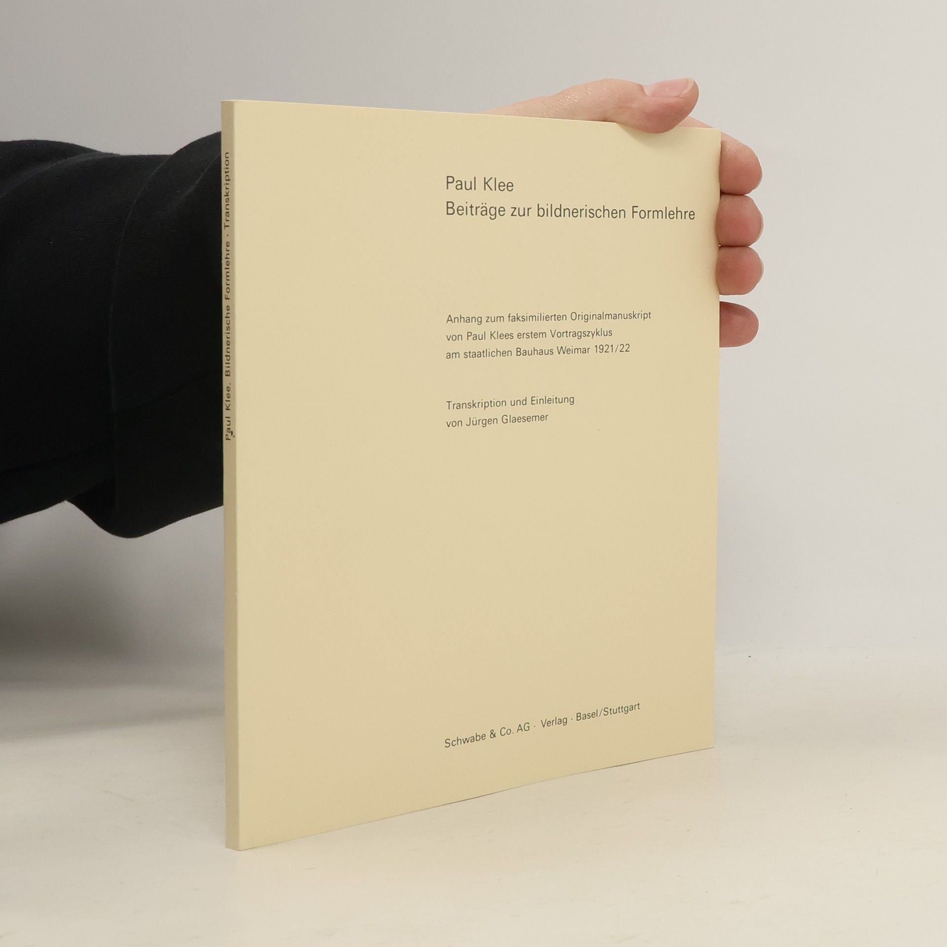 Paul Klee Beiträge zur bildnerischen Formlehre