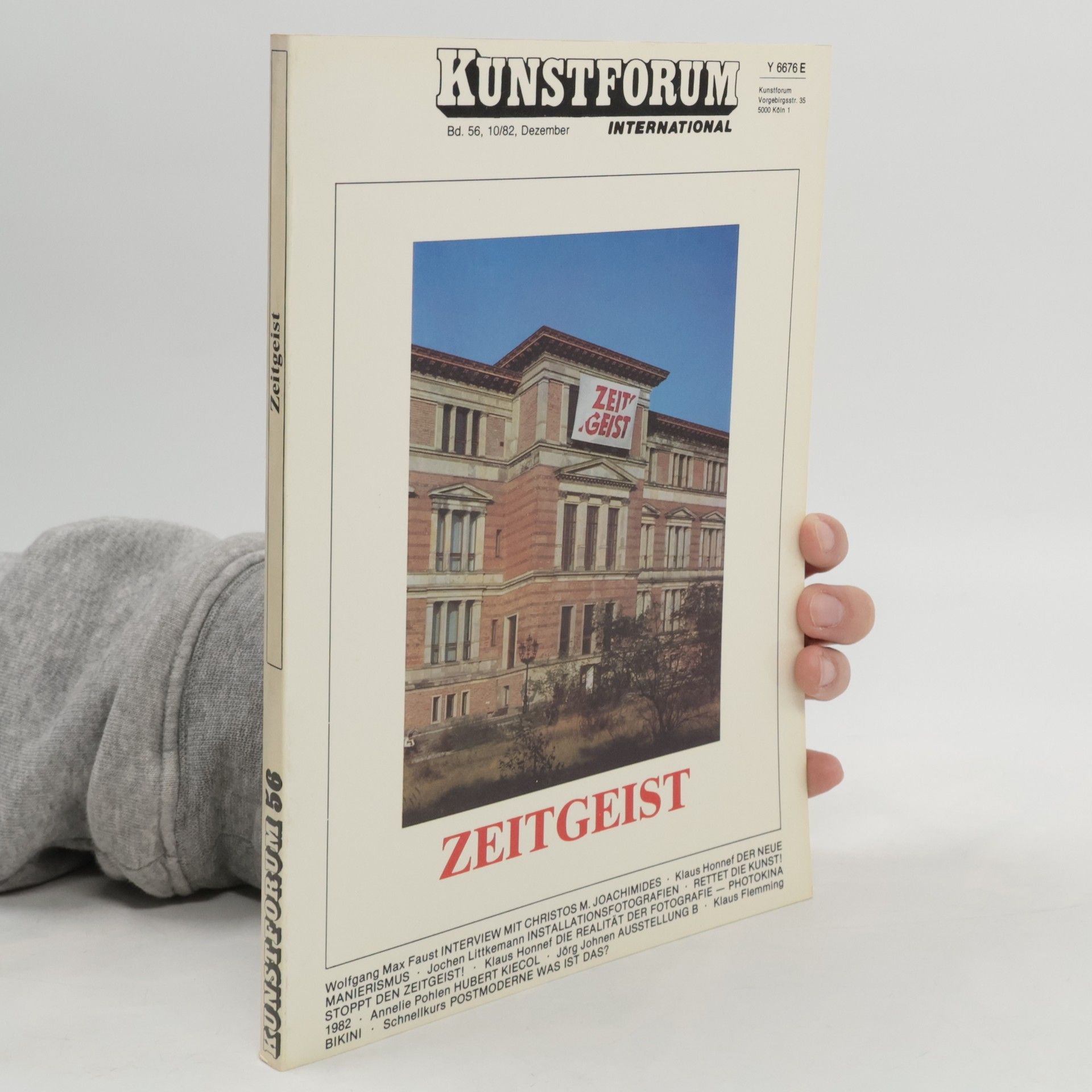 Auteurscollectief Kunstforum International 56. Zeitgeist