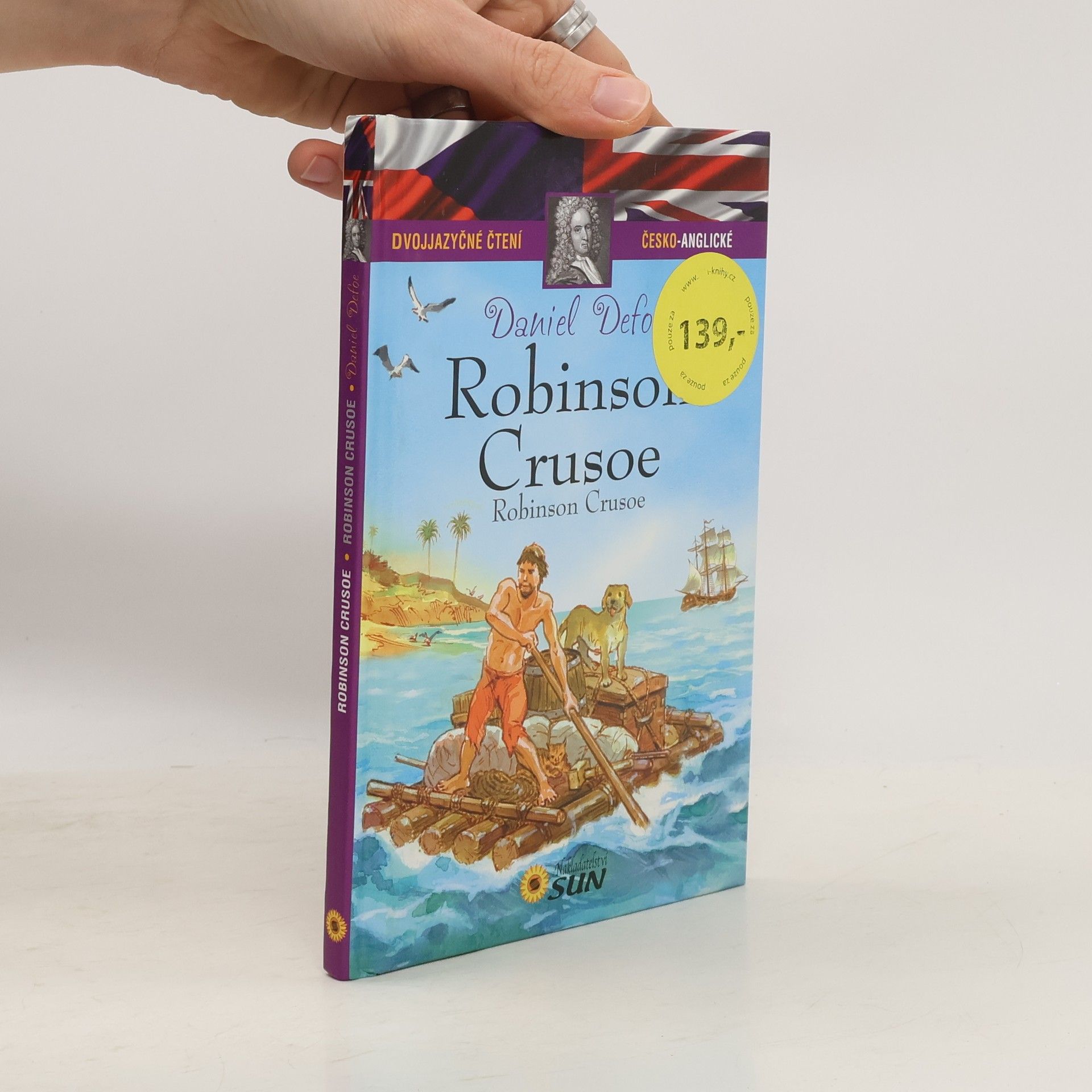 Daniel Defoe Robinson Crusoe. Robinson Crusoe. Dvojjazyčné čtení česko-anglické