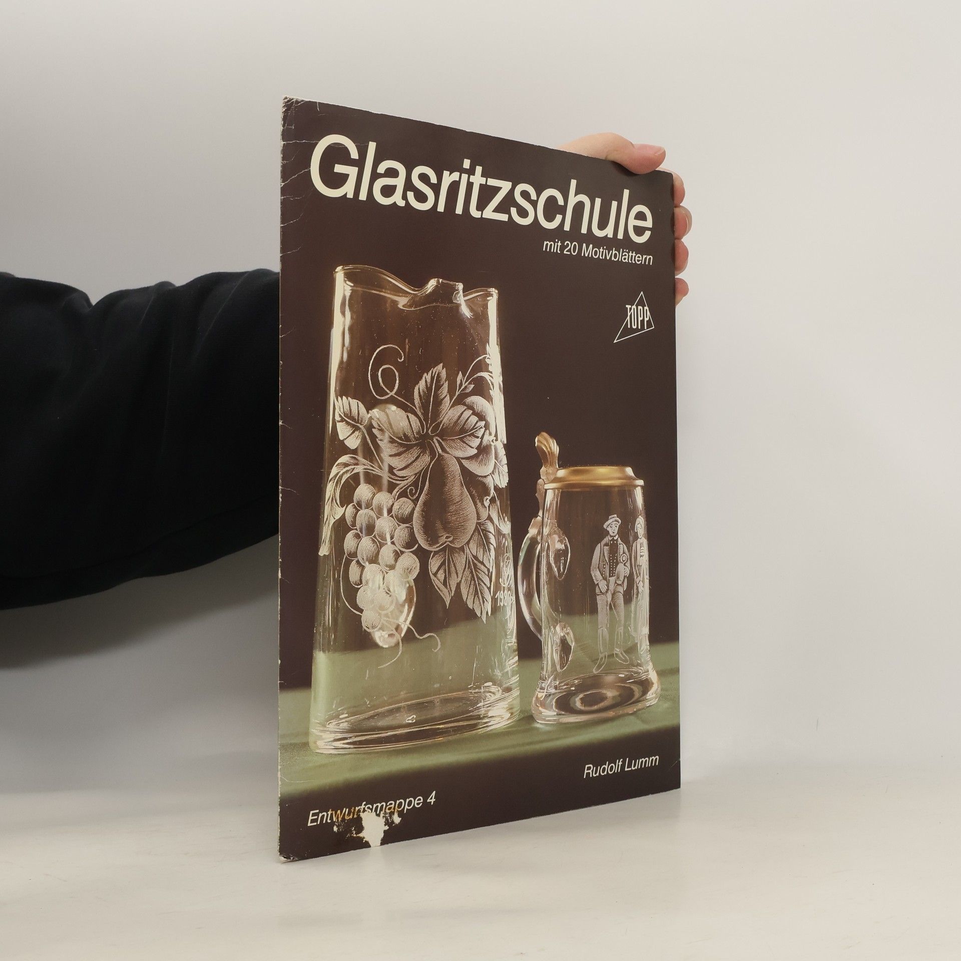 Rudolf Lumm Entwurfsmappe - 4: Glasritzschule