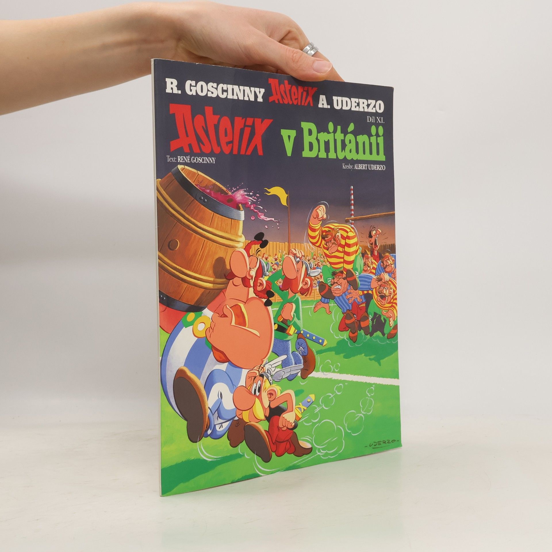 René Goscinny Asterix v Británii