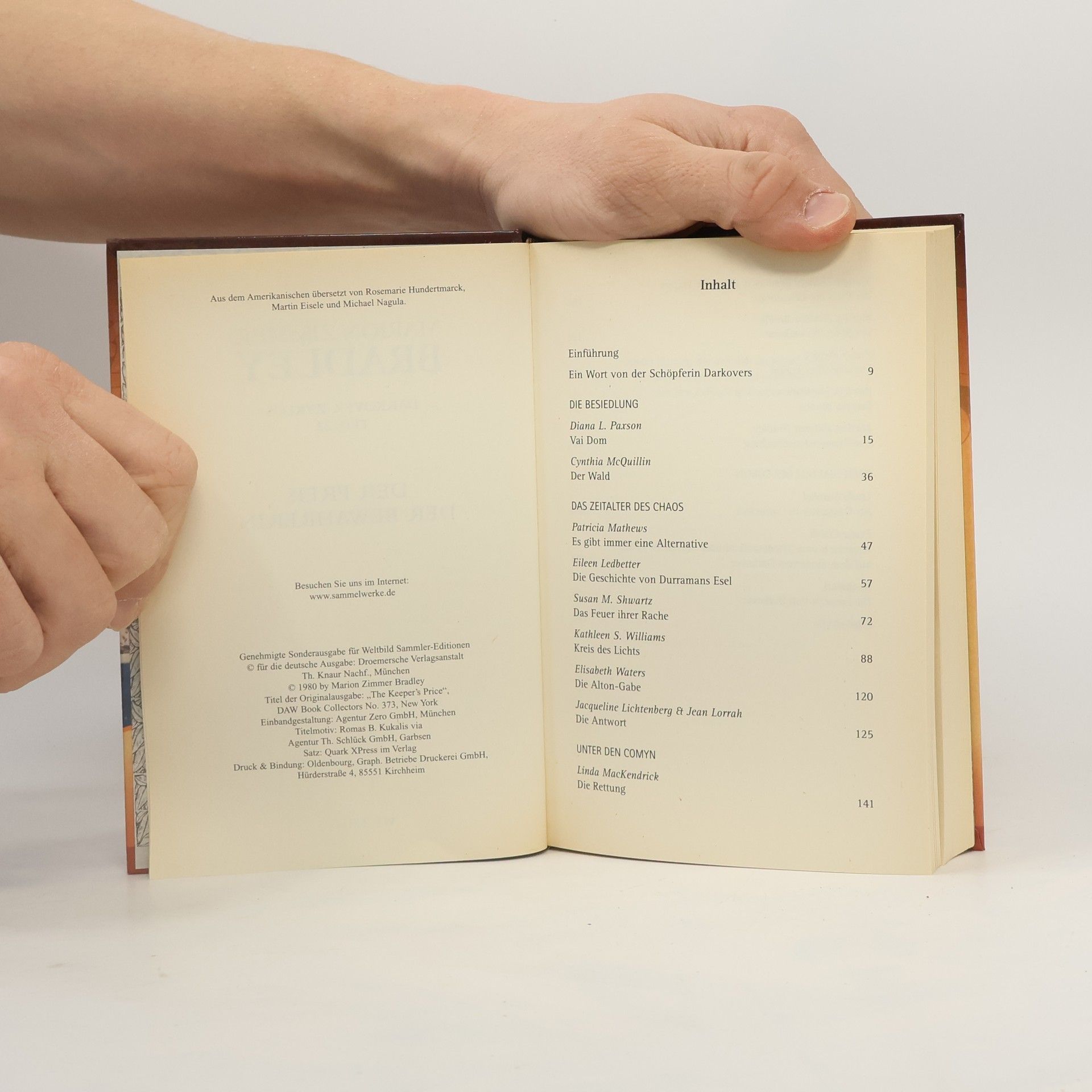 Marion Zimmer Bradley Der Preis der Bewahrerin