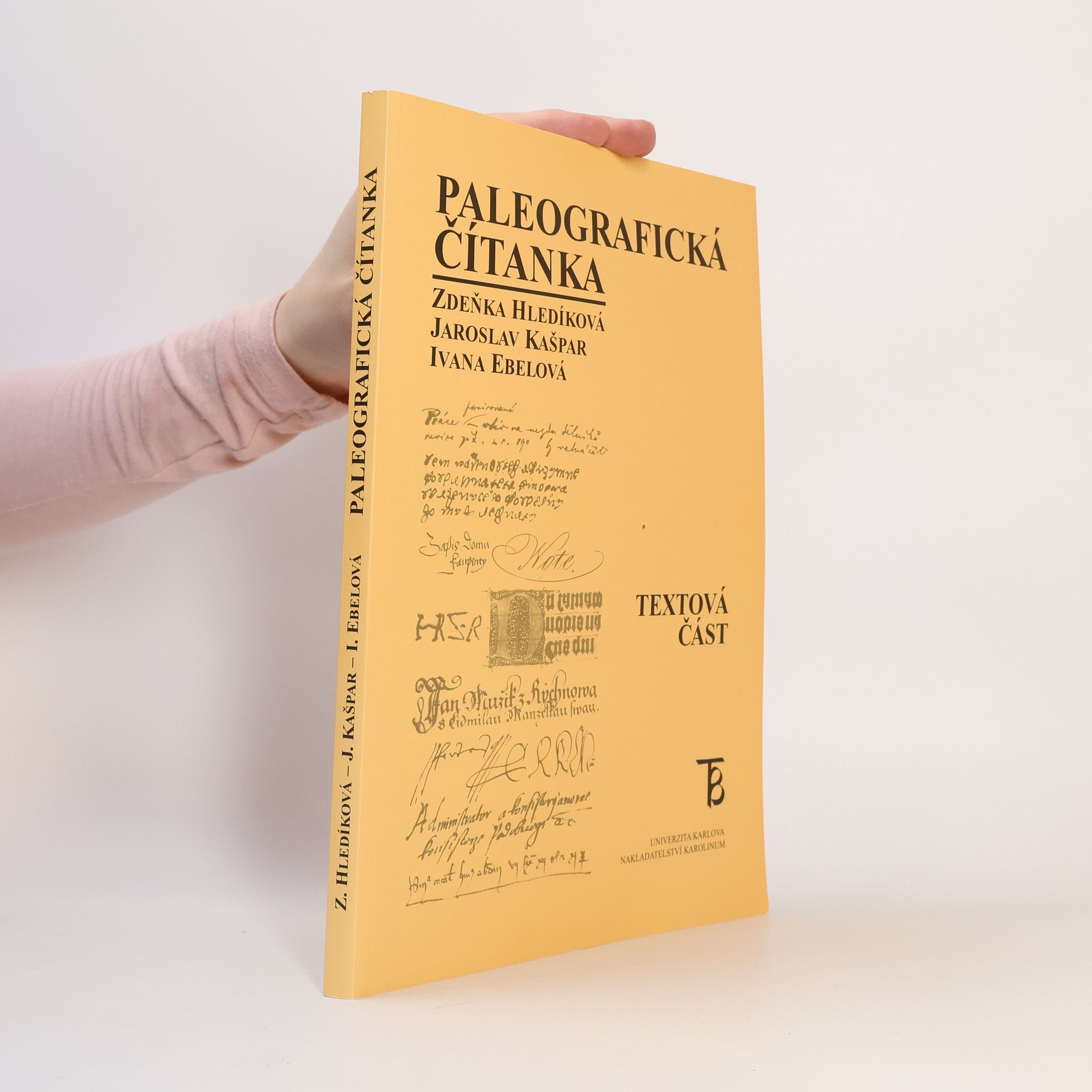 Zdeňka Hledíková Paleografická čítanka. Textová část