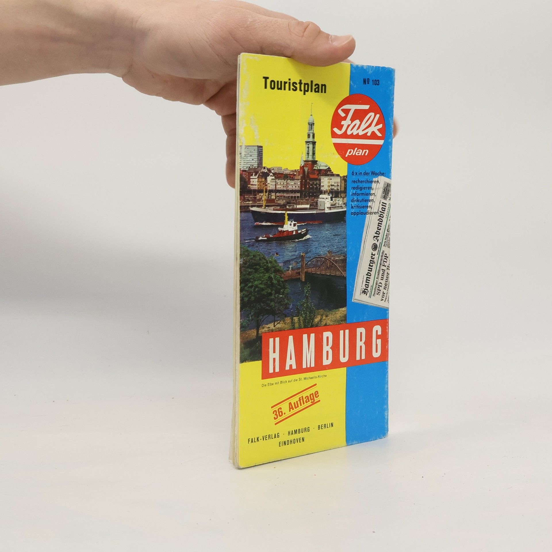 Autorenkollektiv Falk Plan - 103: Touristplan Hamburg