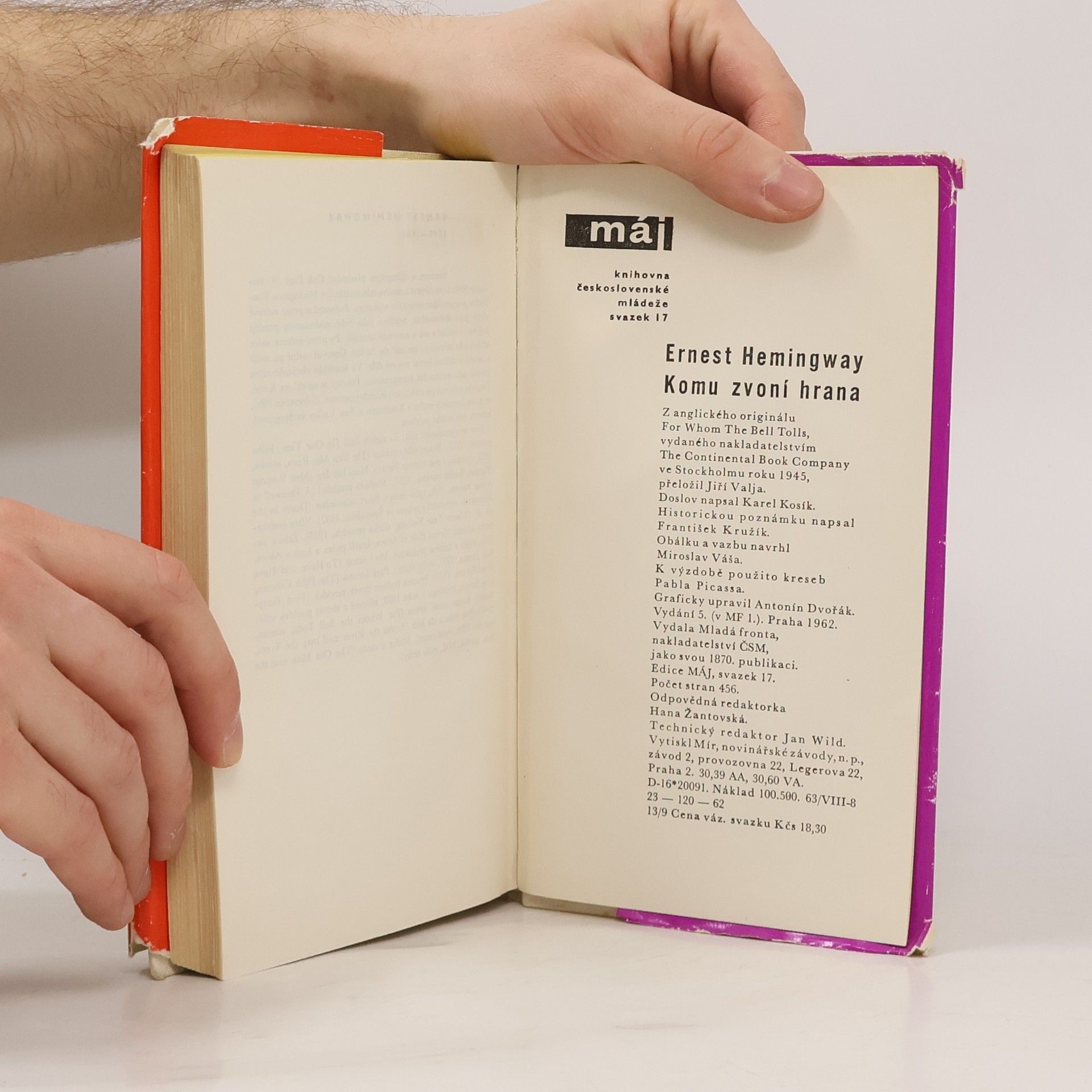 Ernest Hemingway Komu zvoní hrana