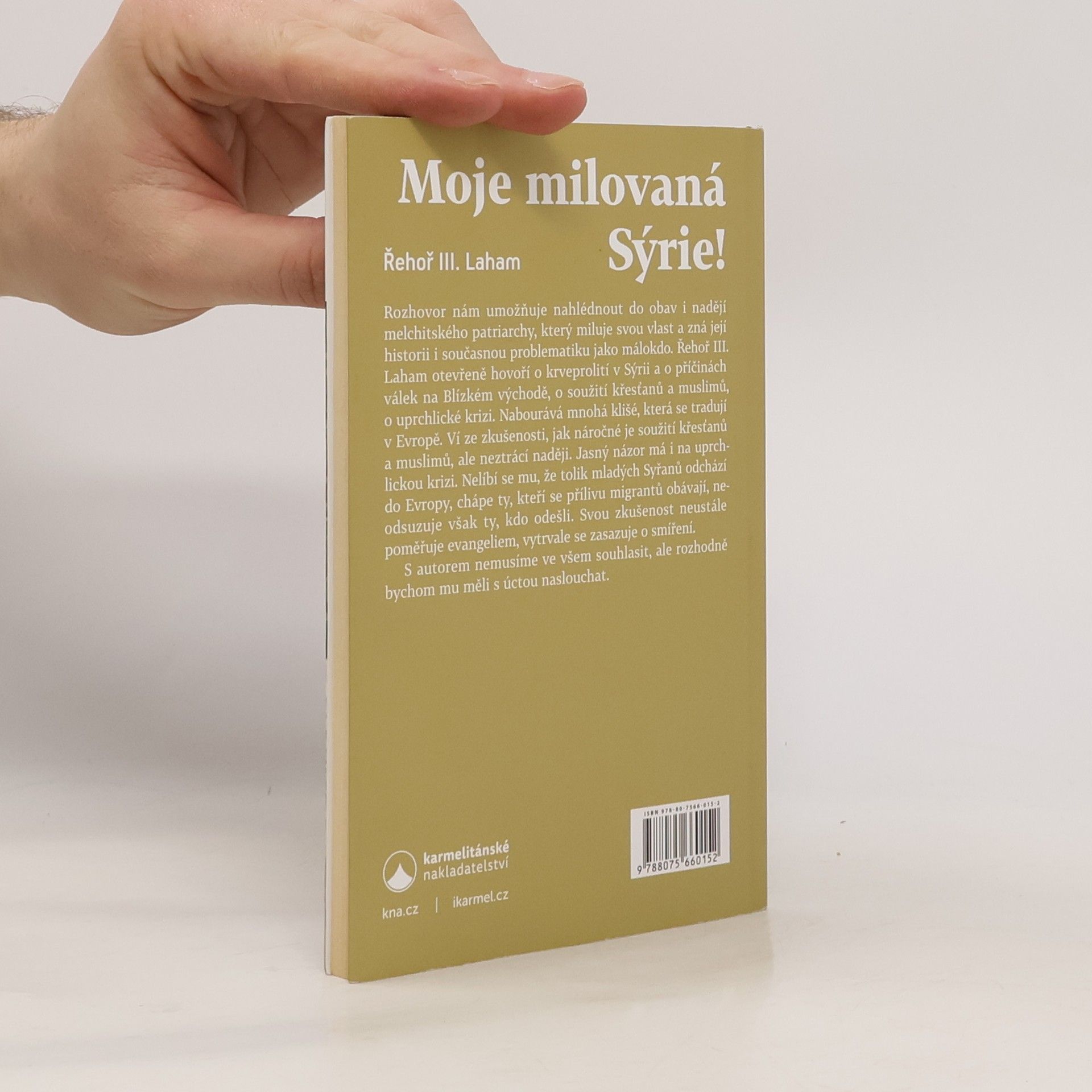 Řehoř III. Laham Moje milovaná Sýrie!