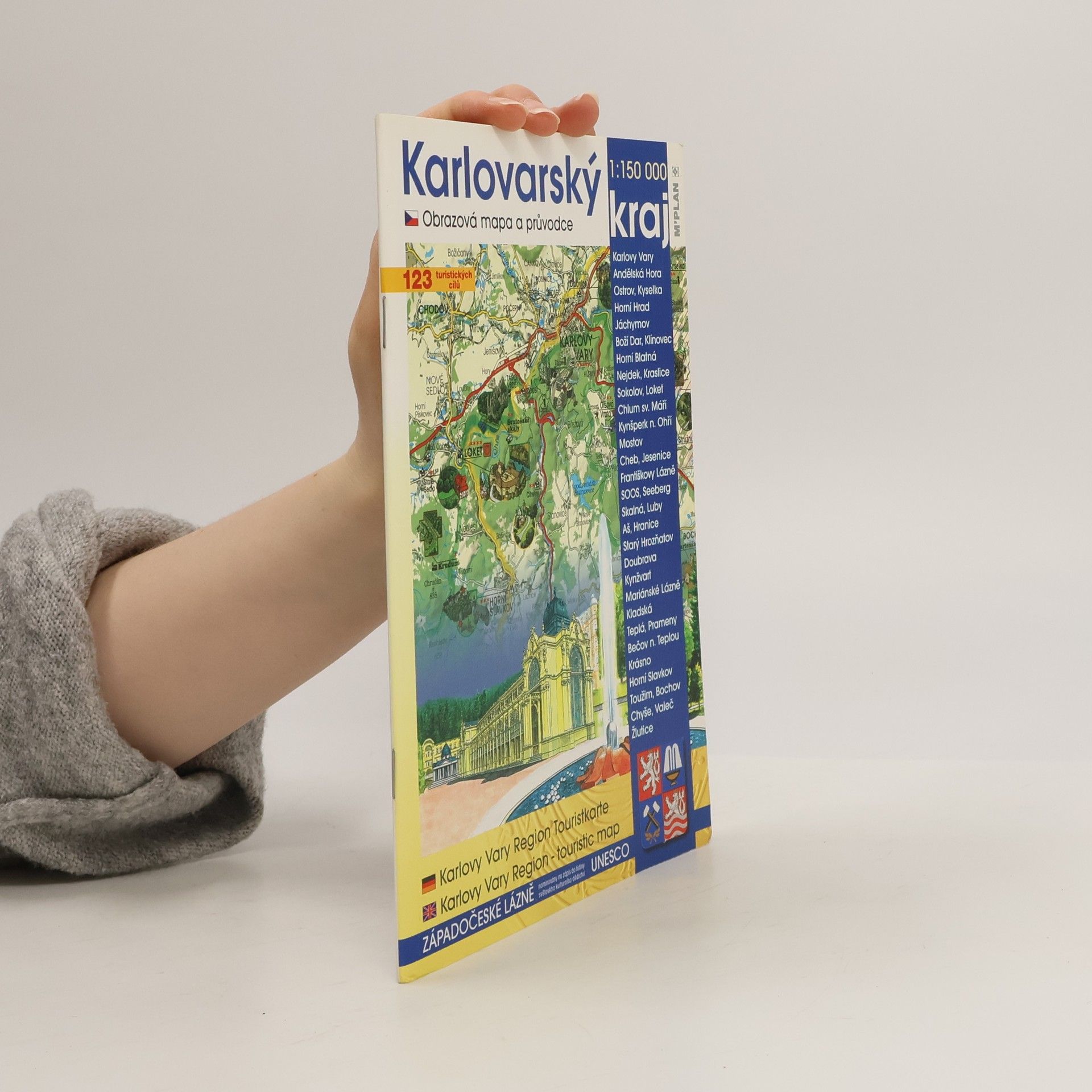 Autores varios Karlovarský kraj 1:150 000