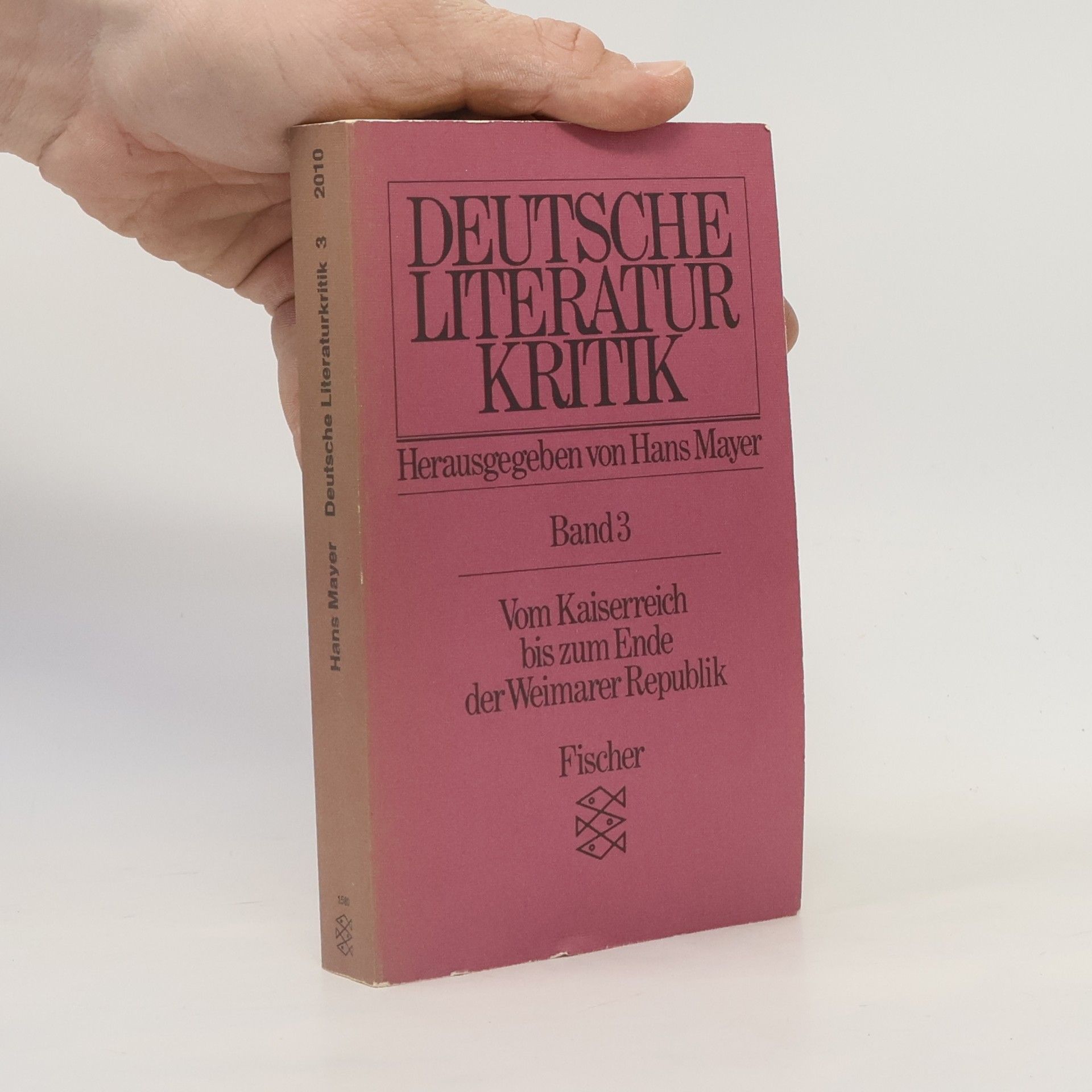 Hans Mayer Deutsche Literaturkritik. Band 3