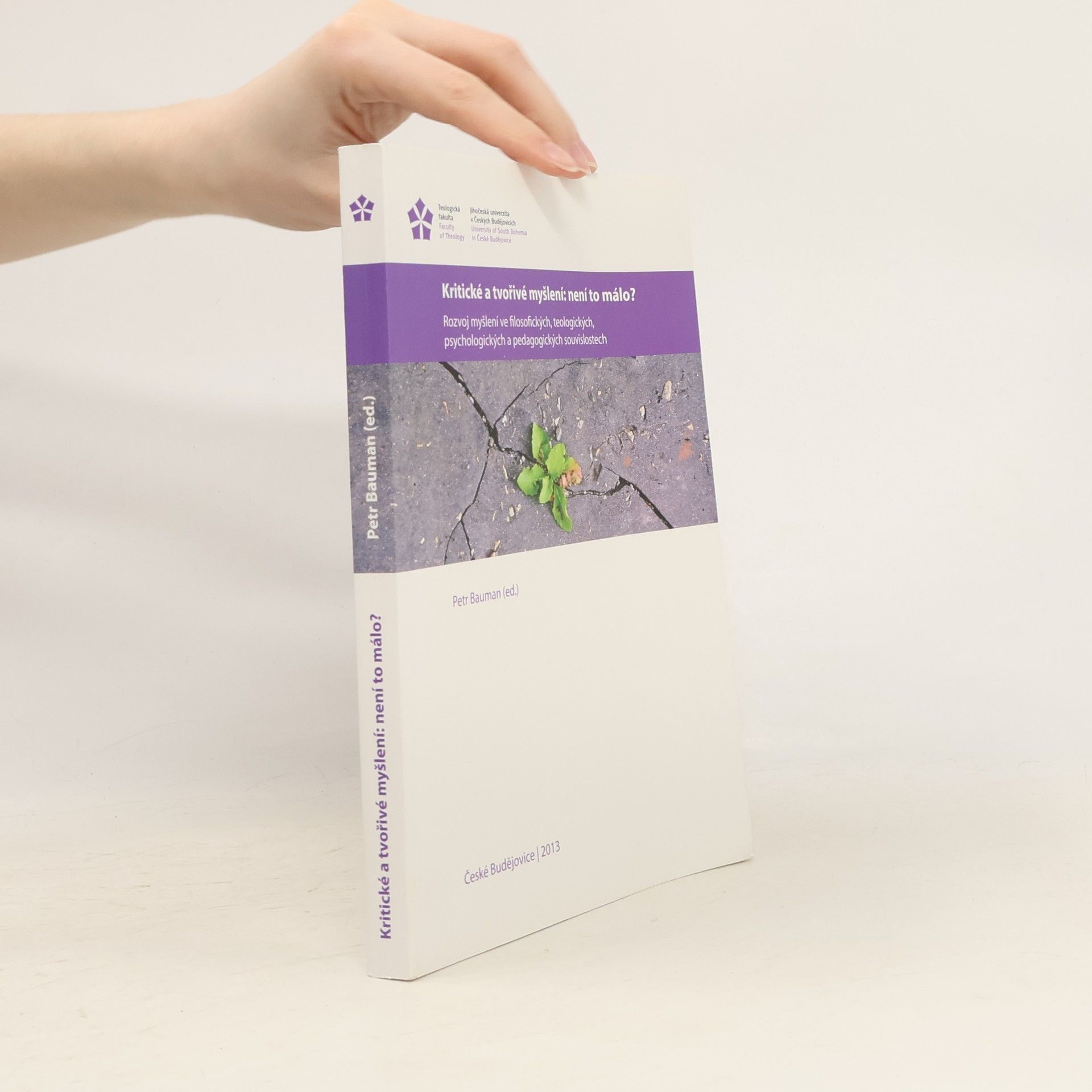 Petr Bauman Kritické a tvořivé myšlení: není to málo? Rozvoj myšlení ve filosofických, teologických, psychologických a pedagogických souvislostech