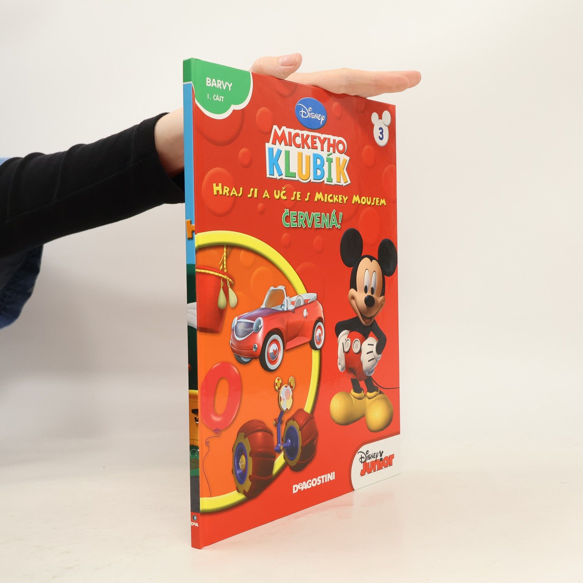 Kolektiv autorů Mickeyho Klubík. Hraj si a uč se s Mickey Mousem 3. Červená!