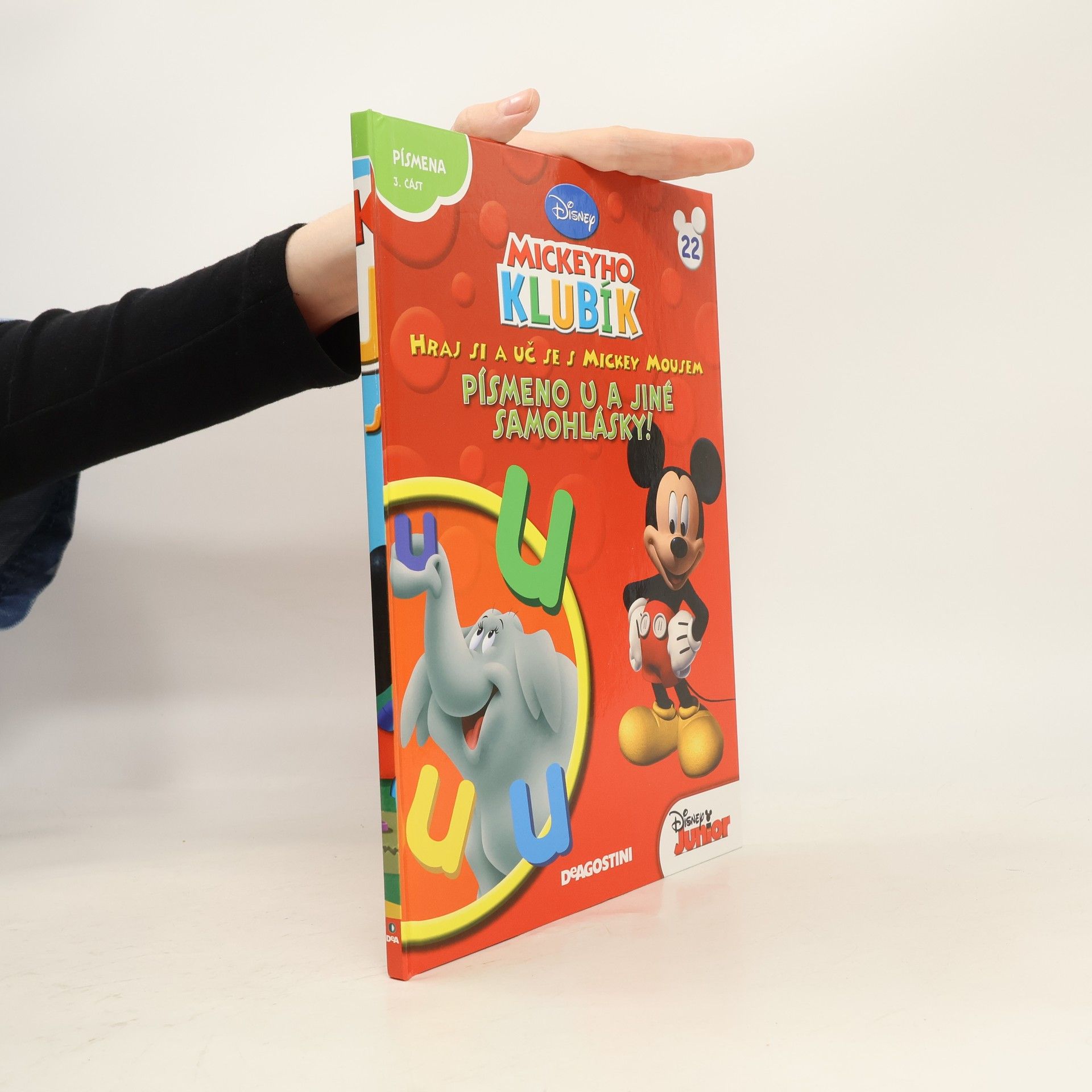 Kolektiv autorů Mickeyho Klubík. Hraj si a uč se s Mickey Mousem 22. Písmena U a jiné samohlásky!