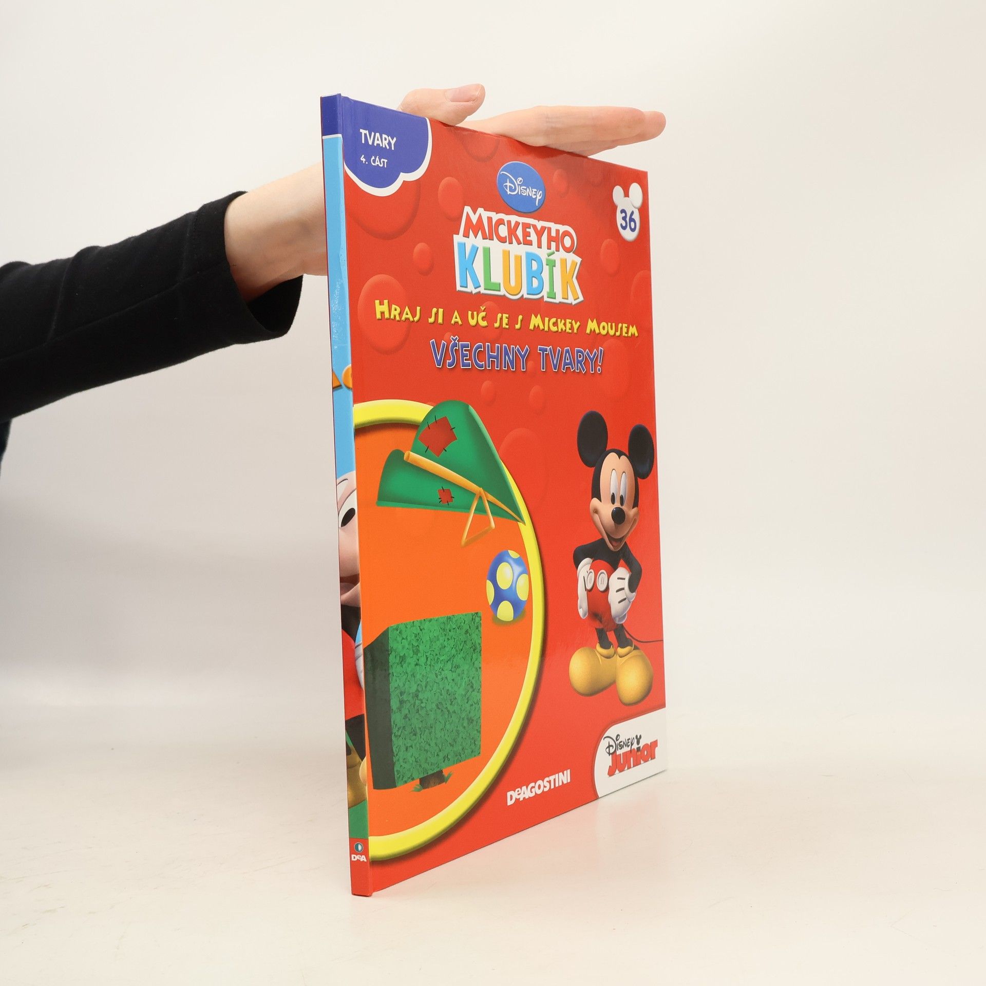 Autorenkollektiv Mickeyho klubík 36. Hraj si a uč se s Mickey Mousem všechny tvary