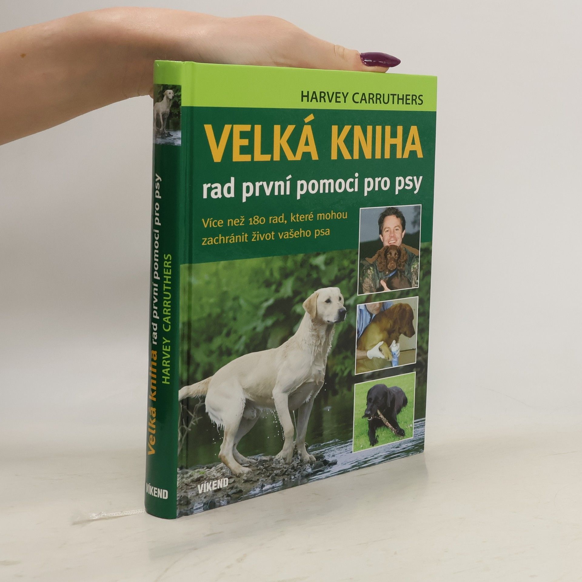 Harvey Carruthers Velká kniha rad první pomoci pro psy