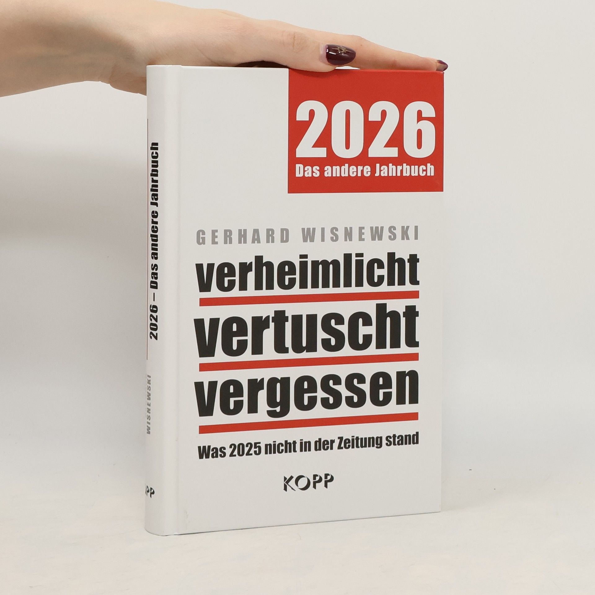 verheimlicht – vertuscht - vergessen 2026