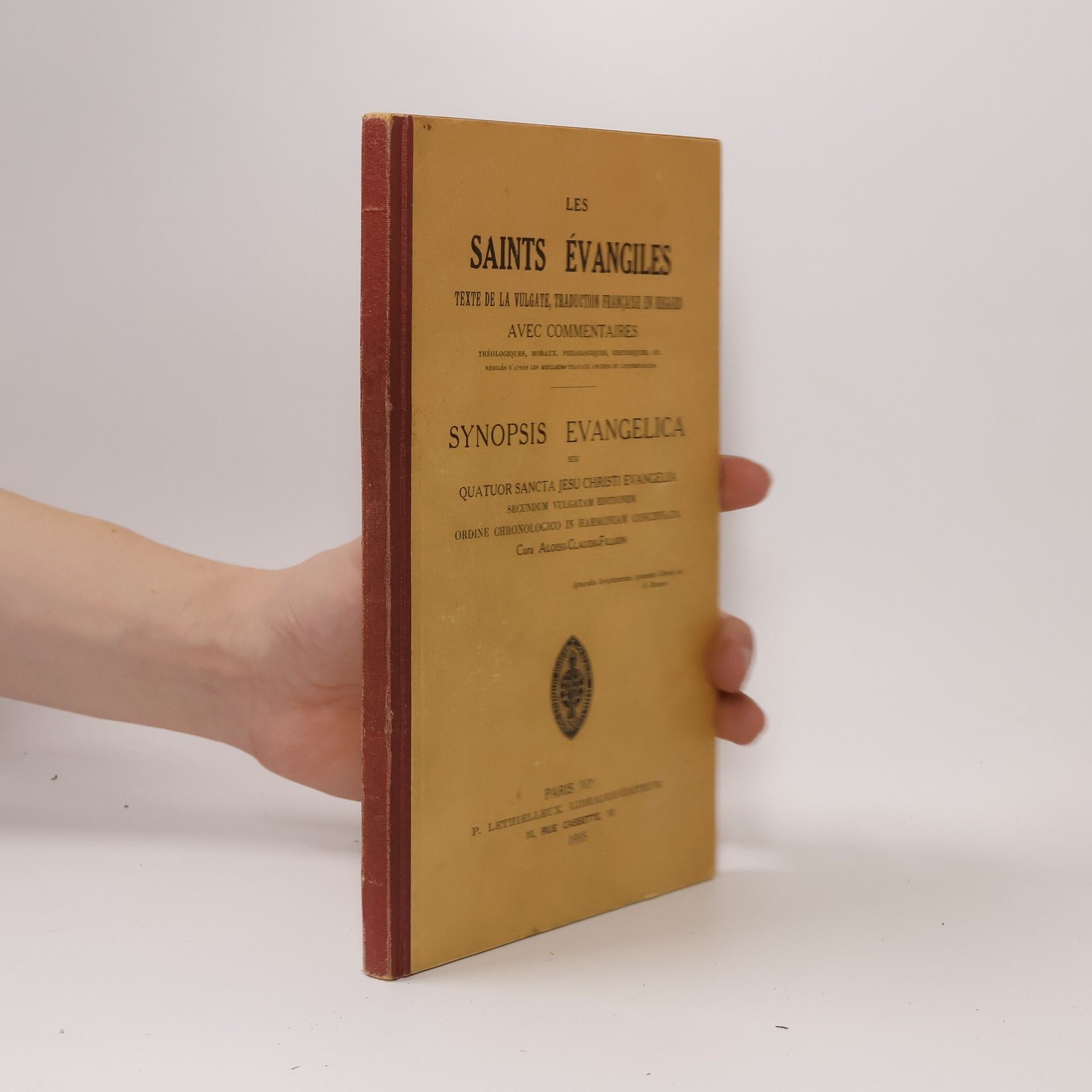 Louis-Claude Fillion Synopsis evangelica seu quatuor sancta Jesu Christi evangelia