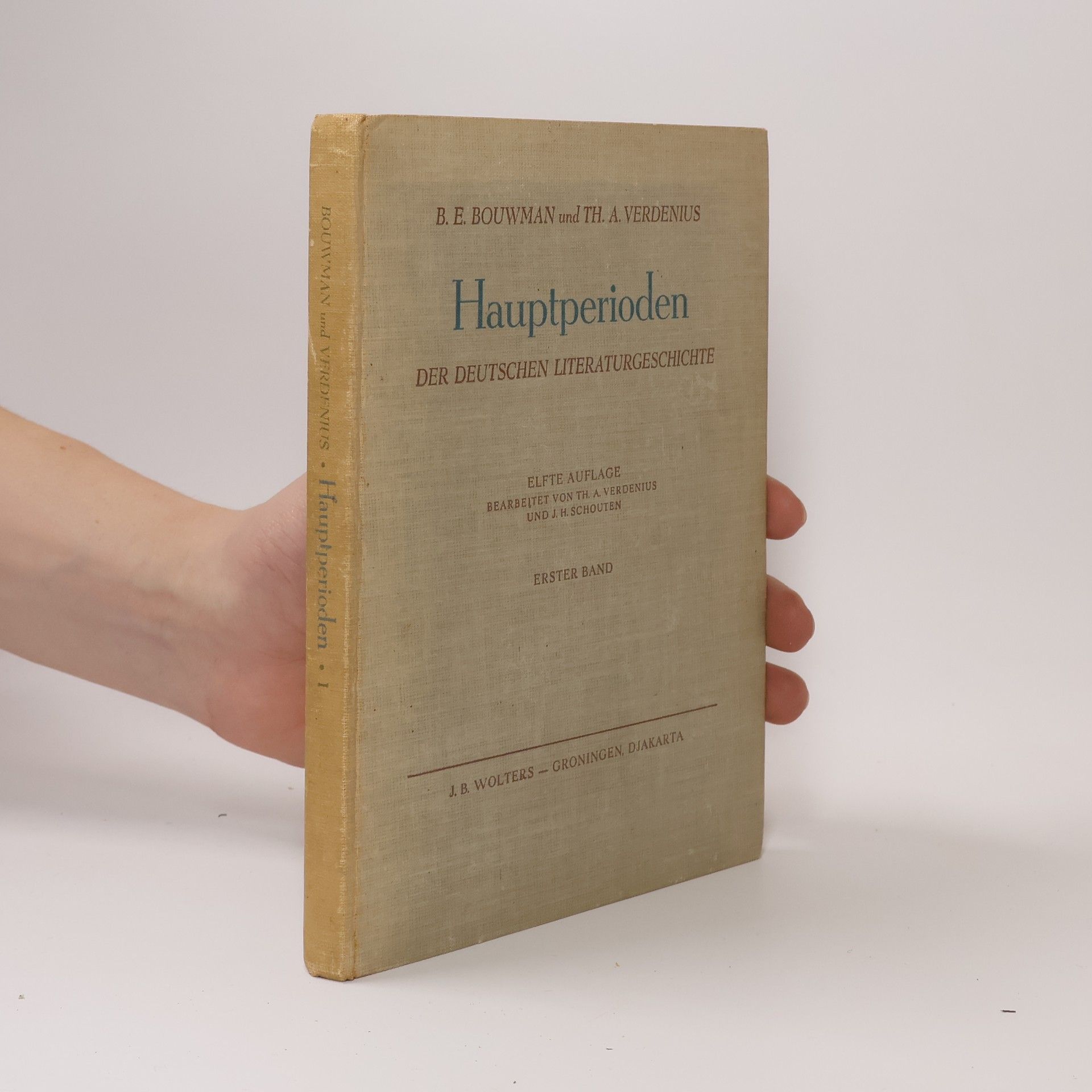 B. E. Bouwman Hauptperioden der deutschen Literaturgeschichte II.