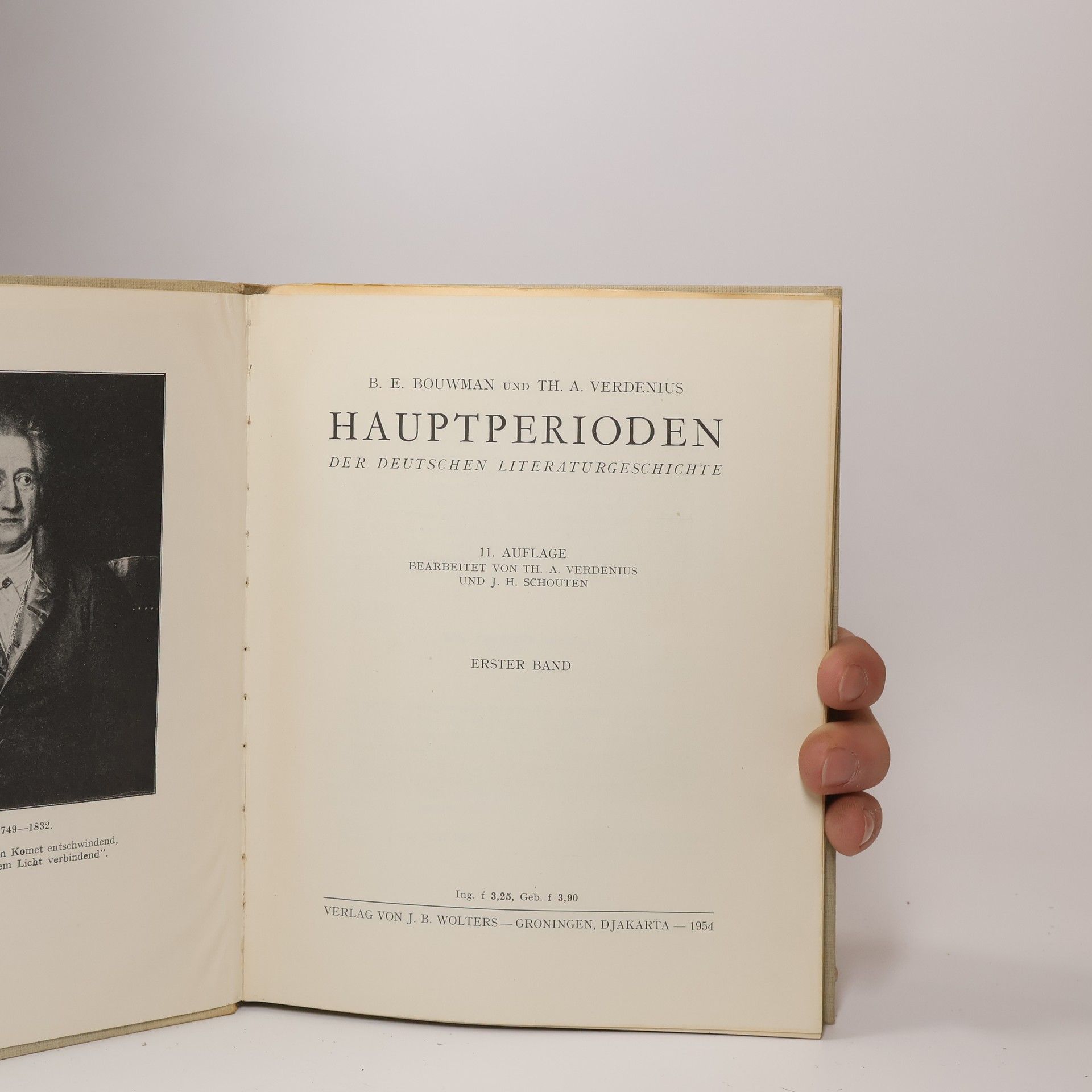 B. E. Bouwman Hauptperioden der deutschen Literaturgeschichte II.