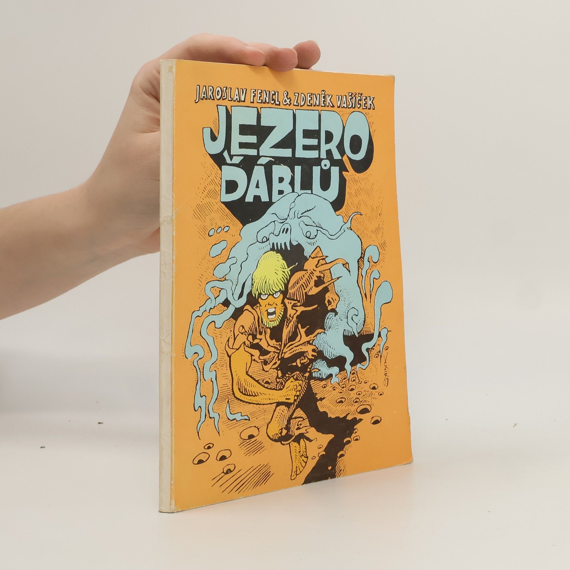 Jaroslav Fencl Jezero ďáblů (obálka K. Saudek)