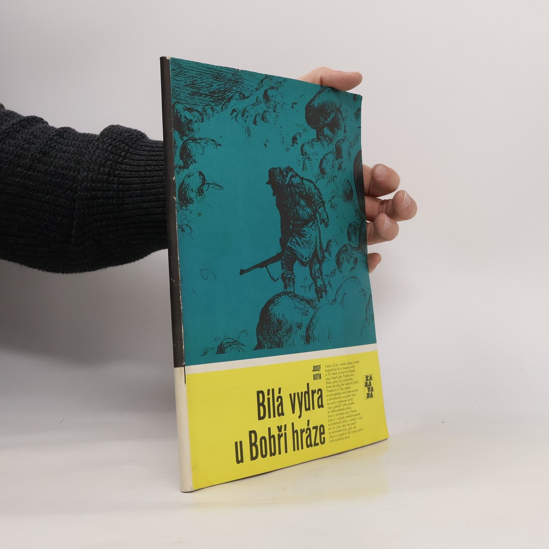 Bílá vydra u Bobří hráze