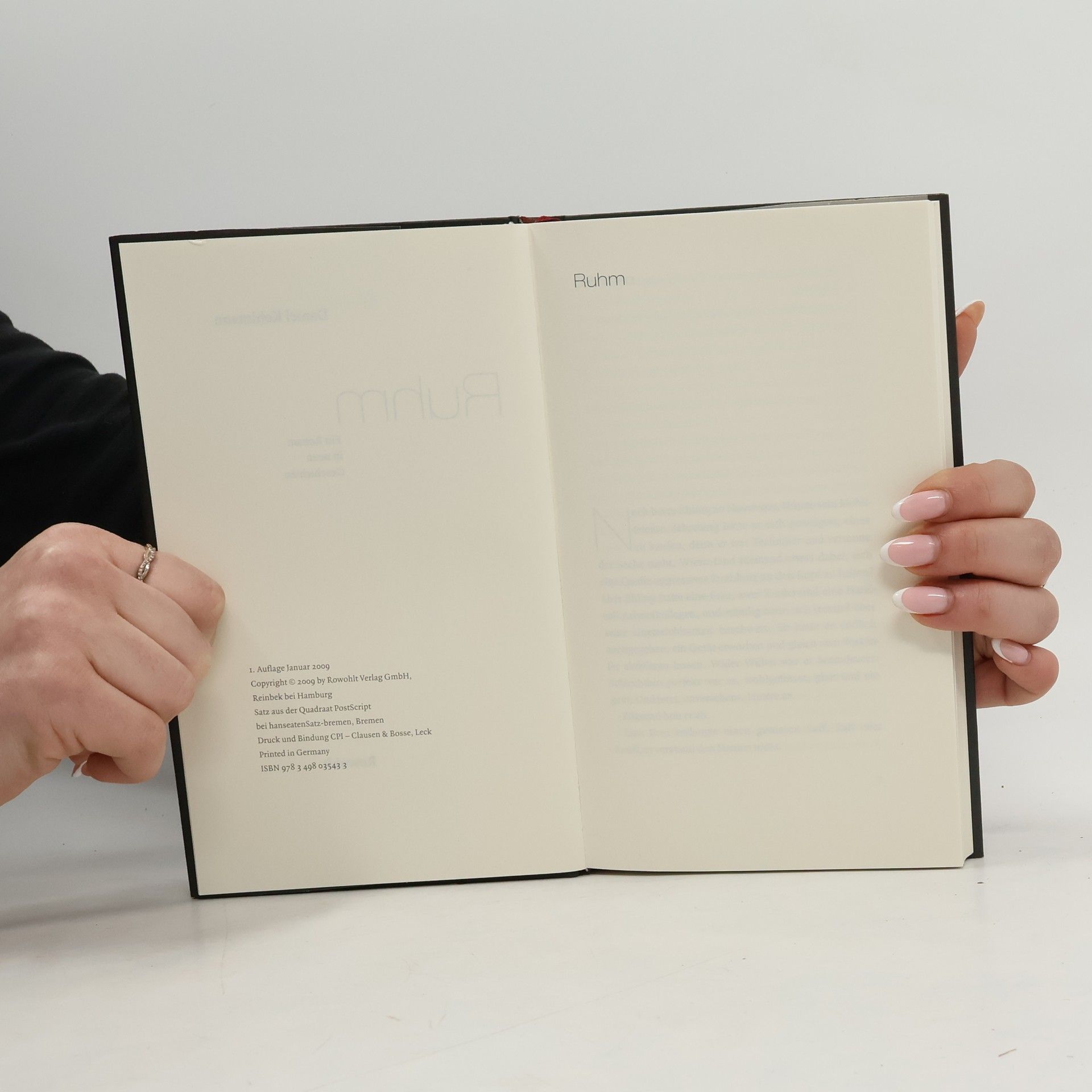 Daniel Kehlmann Ruhm. Ein Roman in neun Geschichten