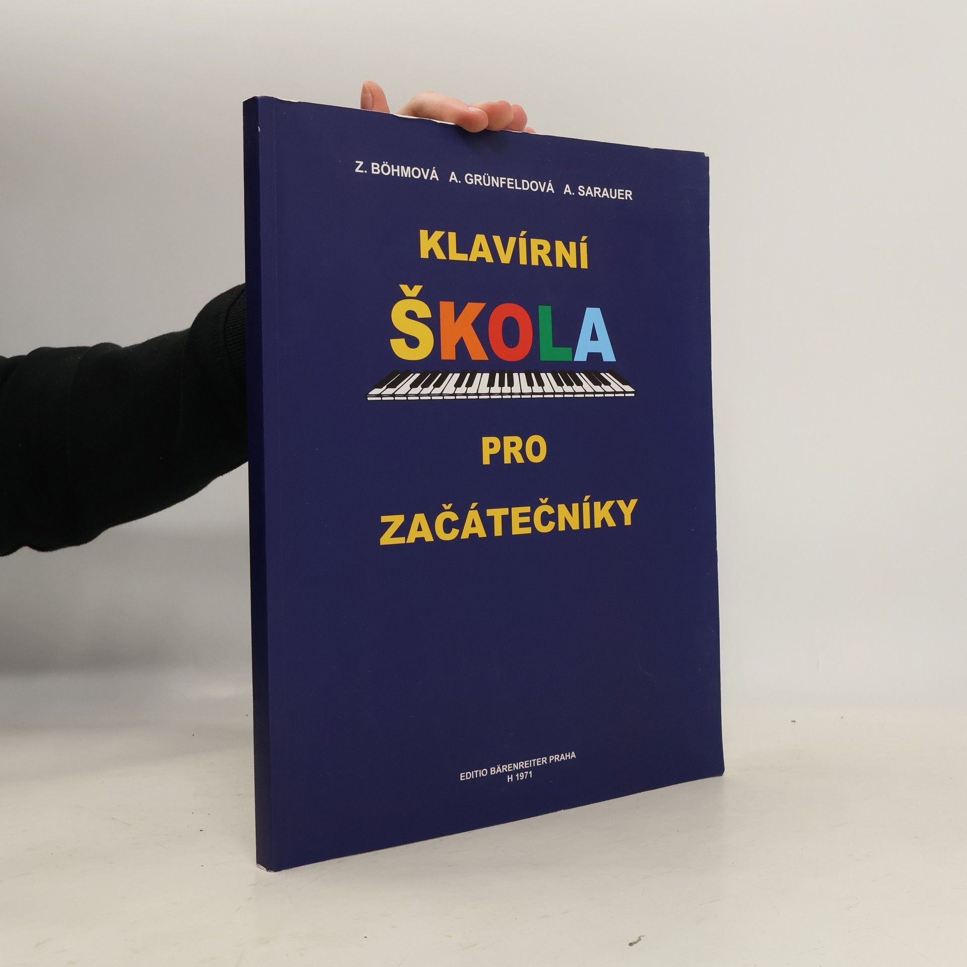 Zdeňka Bohmová Klavírní škola pro začátečníky