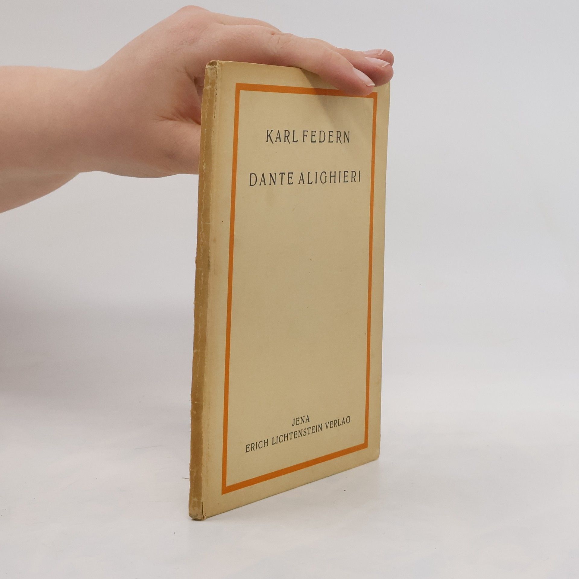 Karl Federn Dante Alighieri