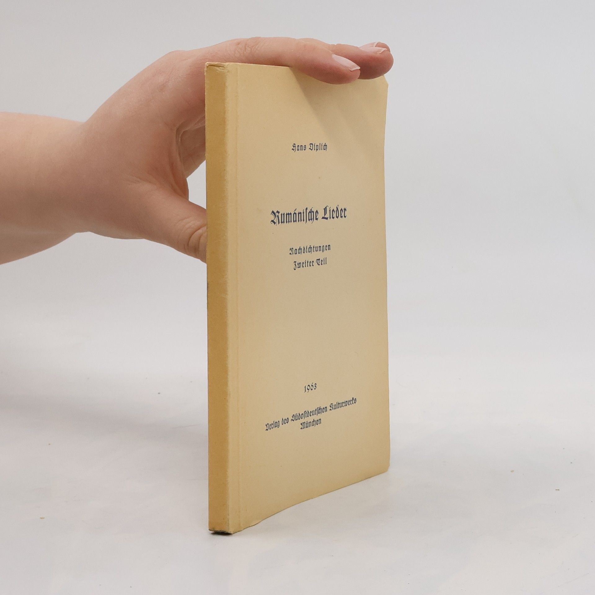 Hans Diplich Rumänische Lieder