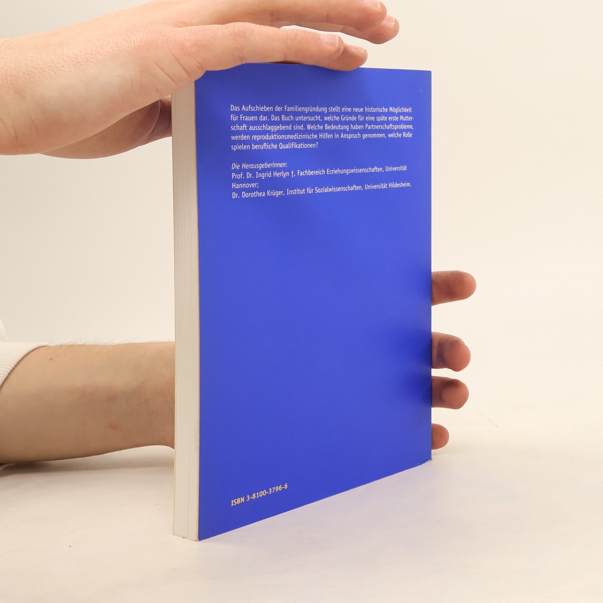 Dorothea Krüger Späte Mütter