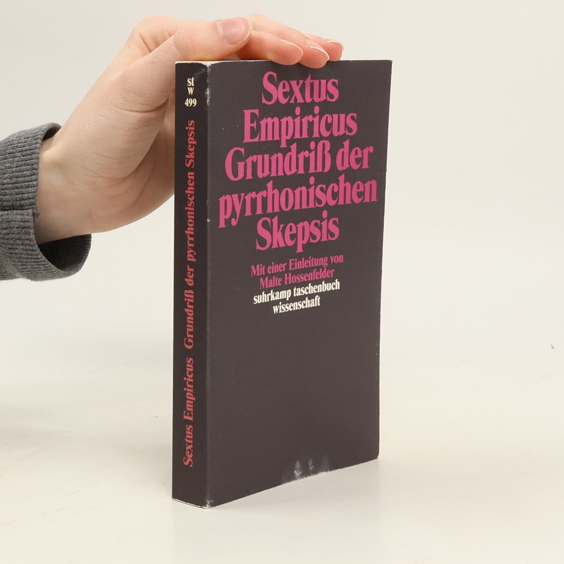 Sextus Grundriss der pyrrhonischen Skepsis