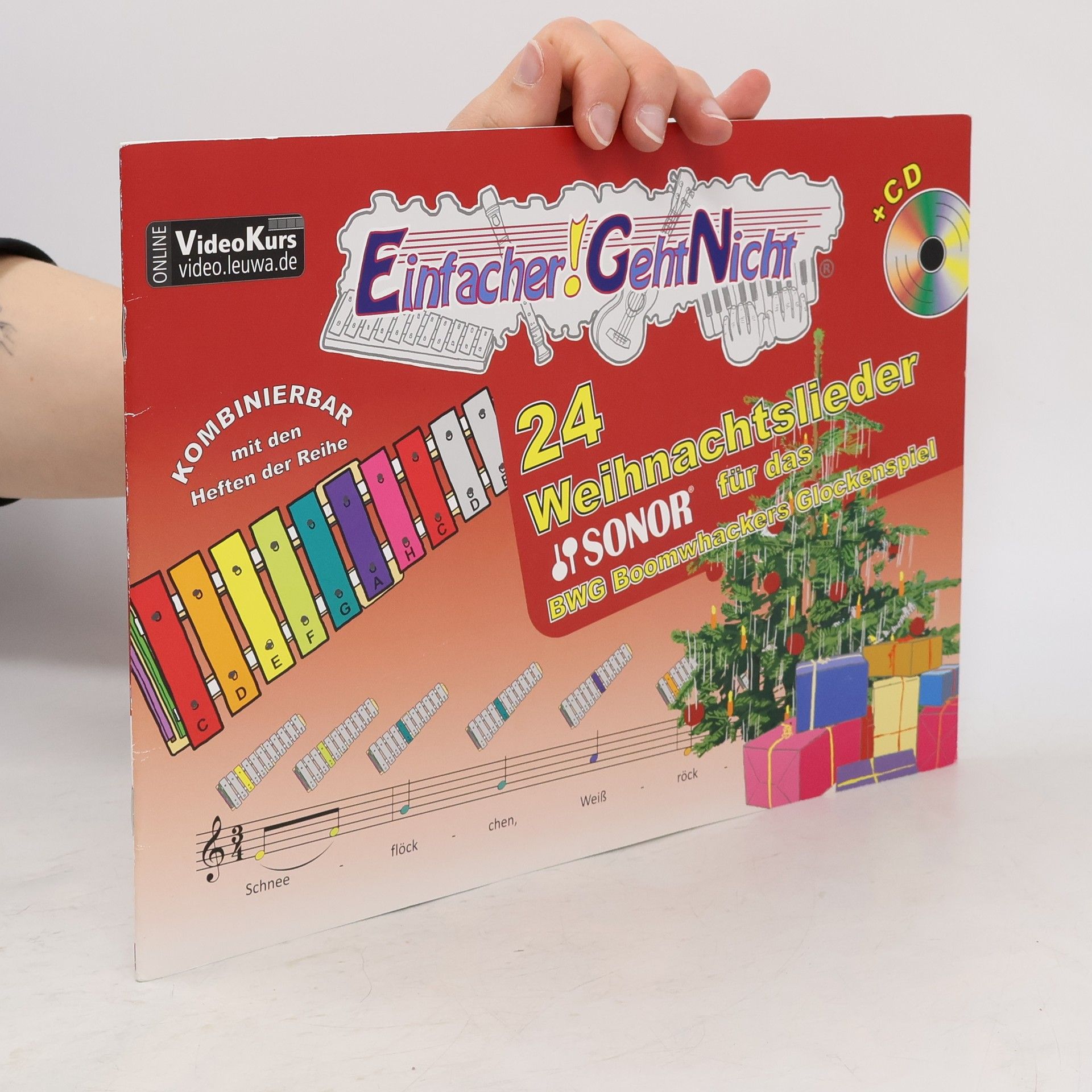 Martin Leuchtner Einfacher!-Geht-Nicht: 24 Weihnachtslieder für das SONOR BWG Boomwhackers Glockenspiel mit CD
