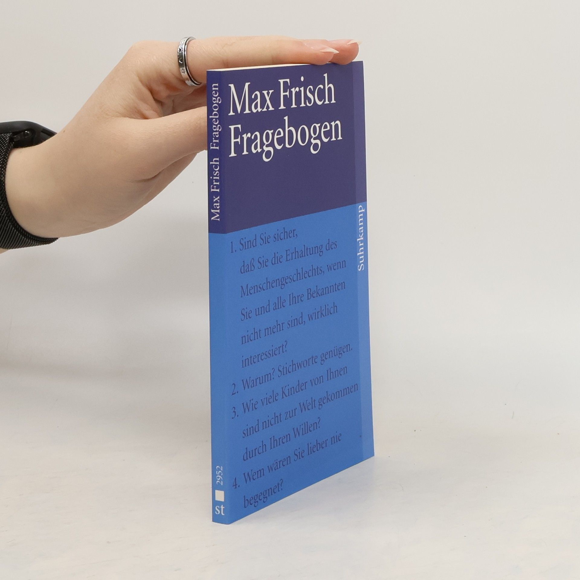 Max Frisch Fragebogen