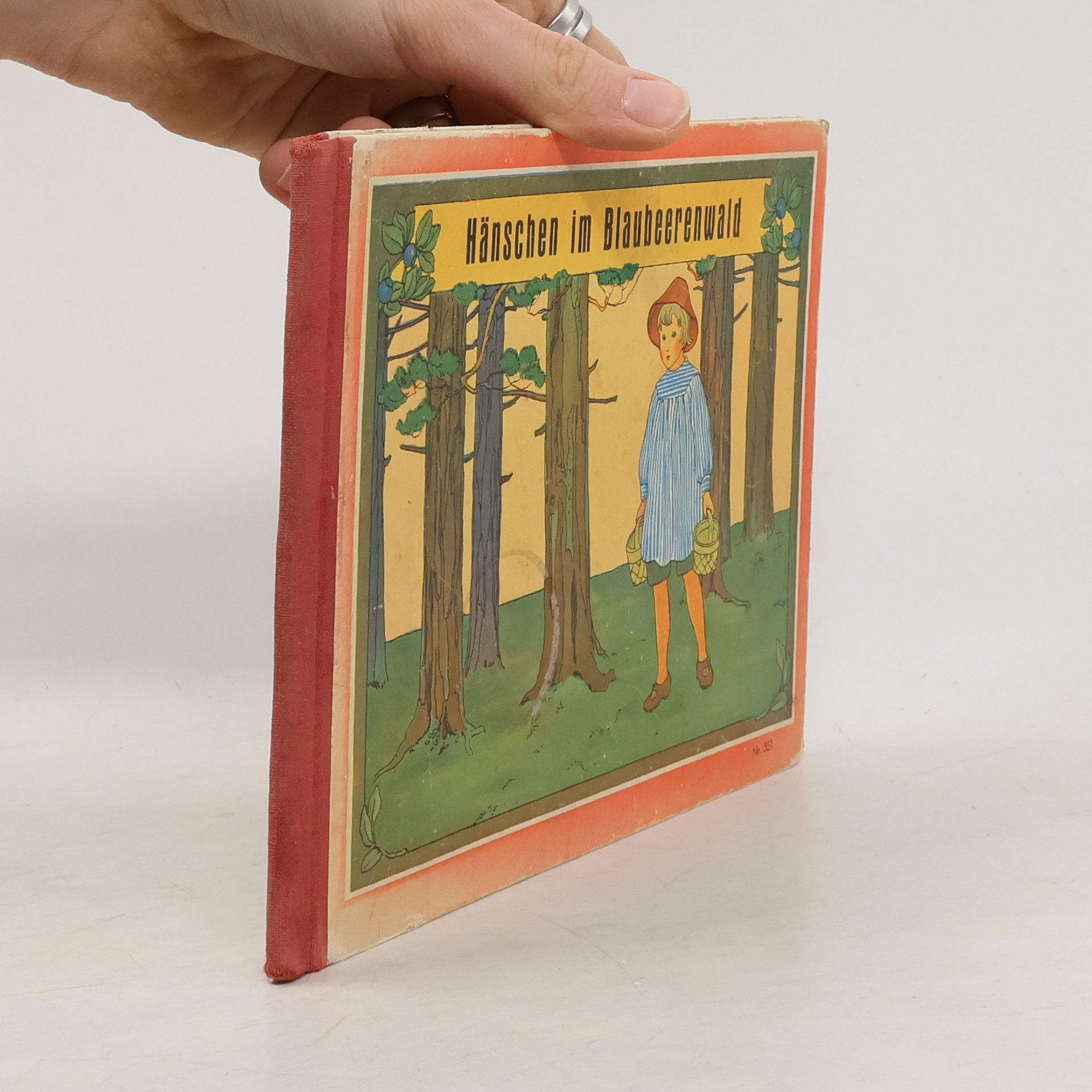 Elsa Beskow Hänschen im Blaubeerenwald