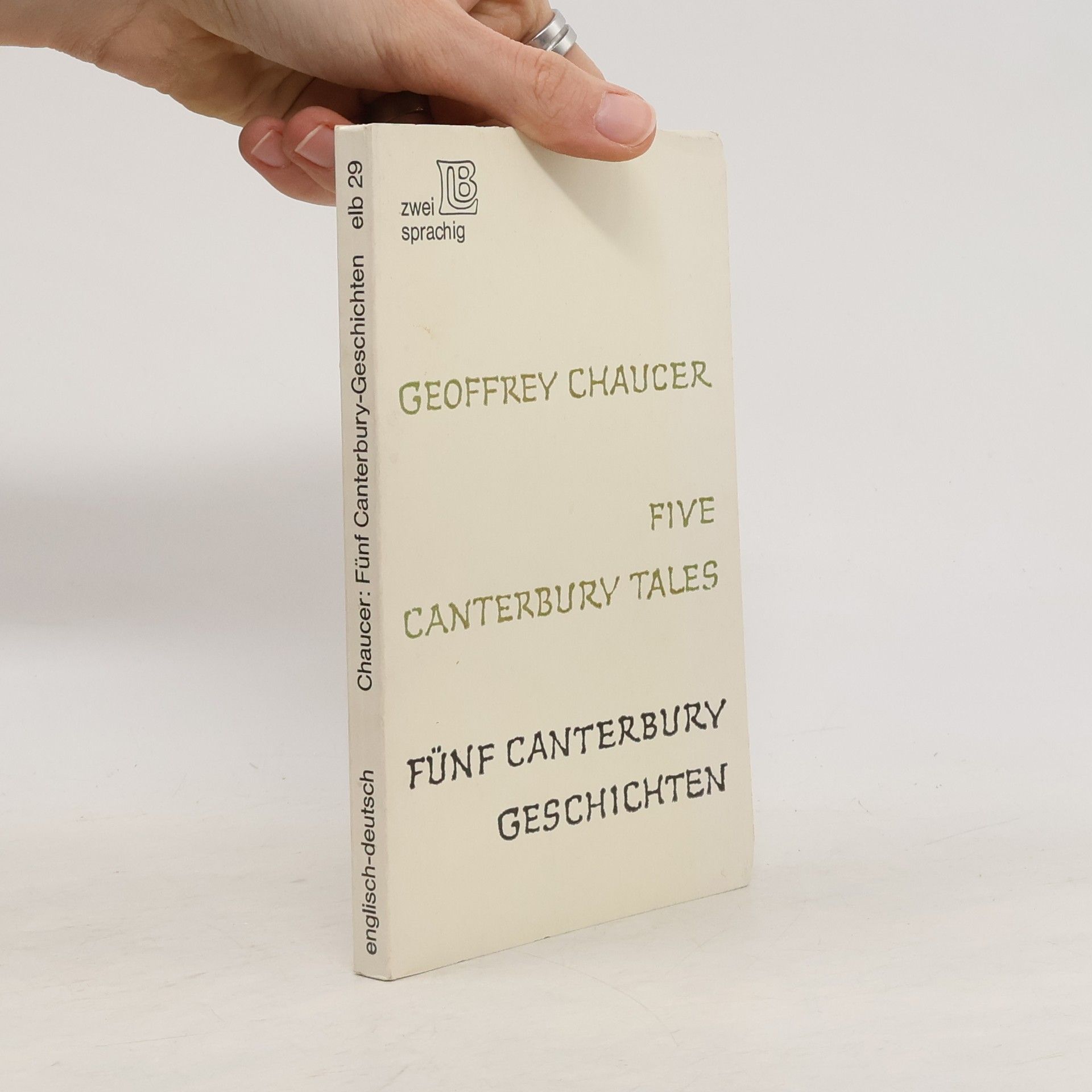 Geoffrey Chaucer Five Canterbury Tales. Fünf Canterbury-Geschichten